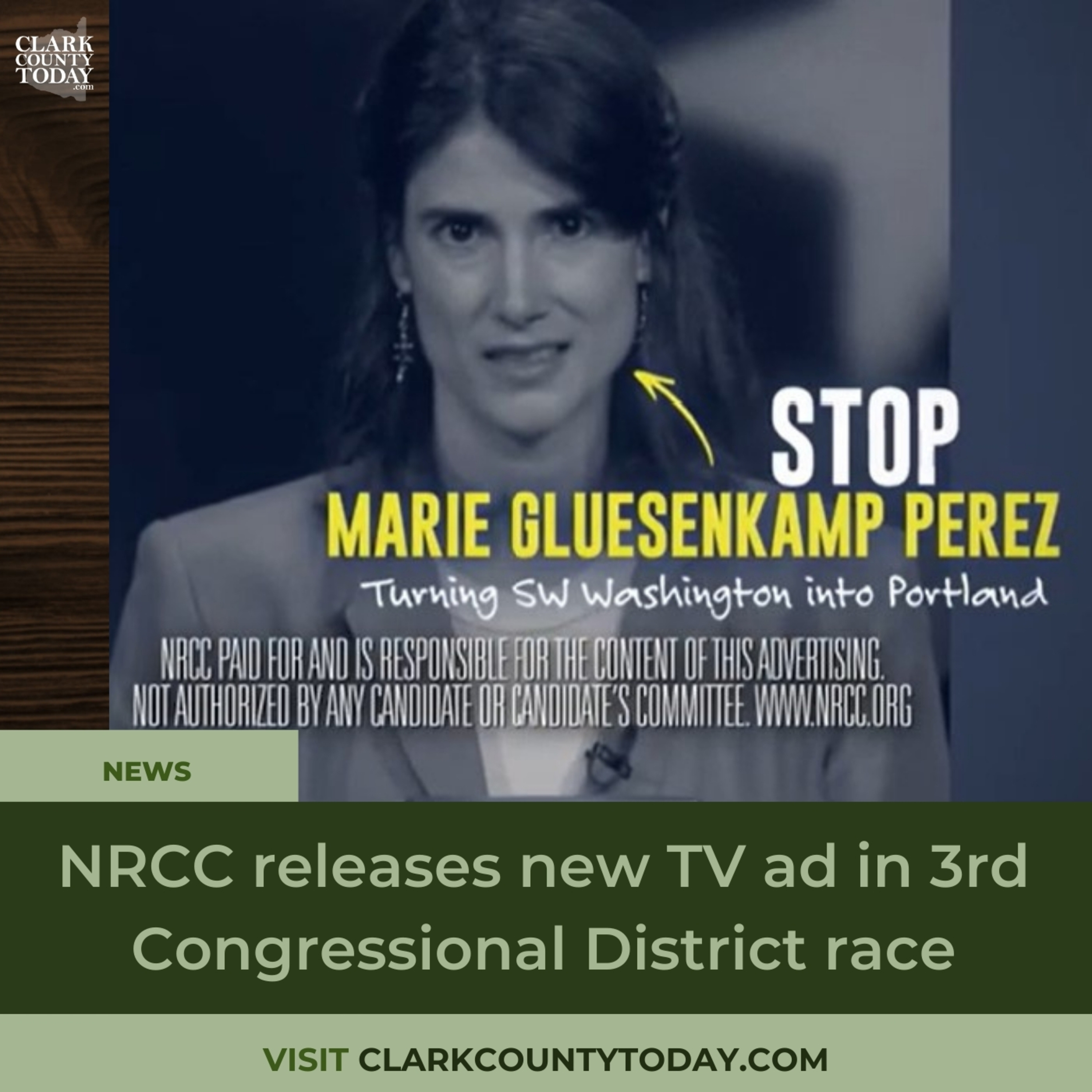 NRCC releases new TV ad in 3rd Congressional District race