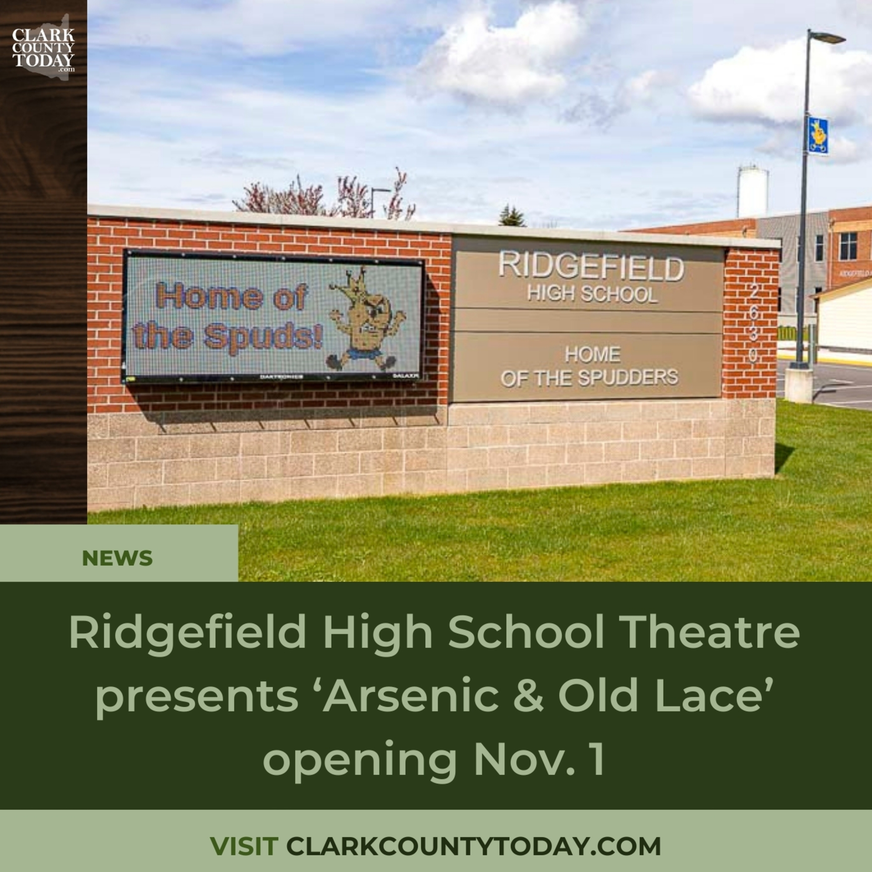 Ridgefield High School Theatre presents ‘Arsenic & Old Lace’ opening Nov. 1