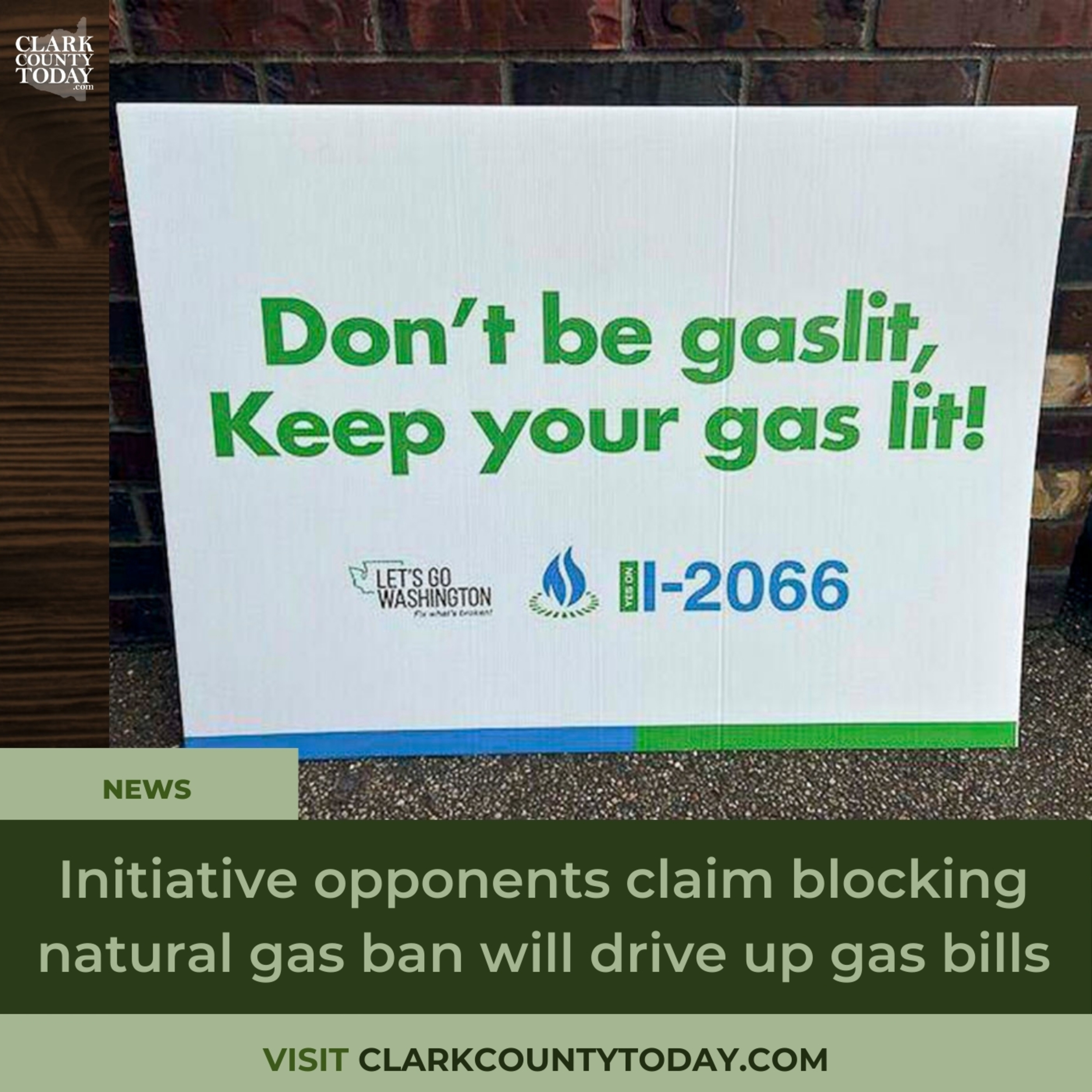 Initiative opponents claim blocking natural gas ban will drive up gas bills