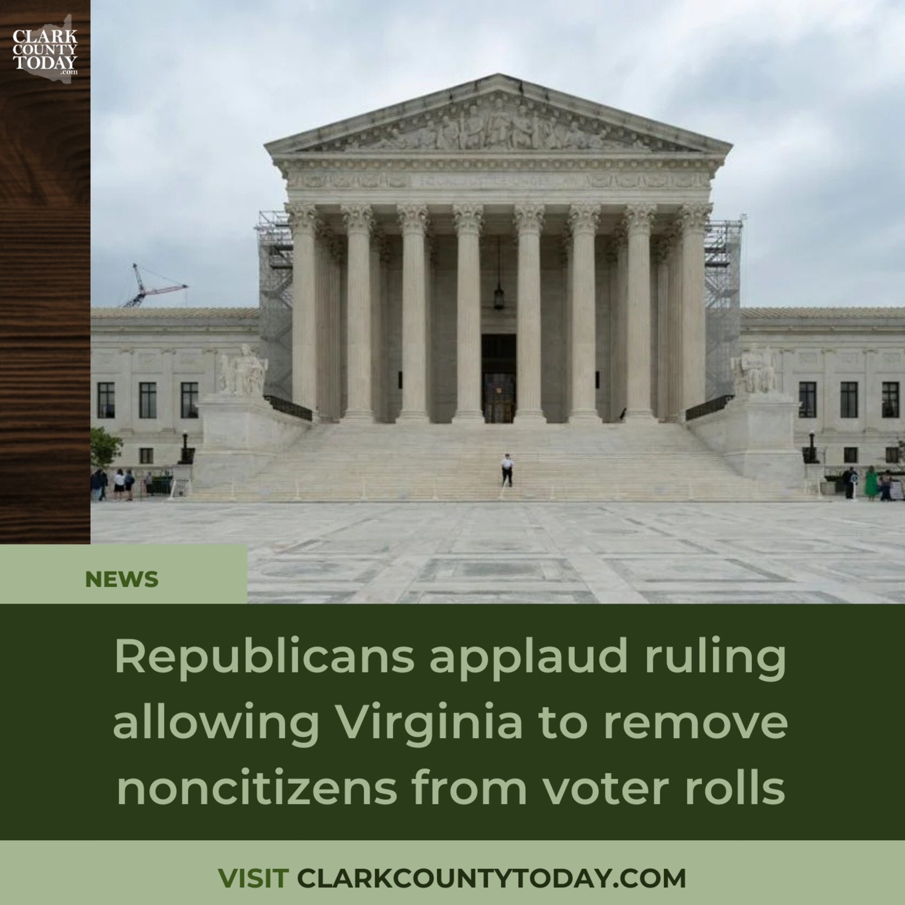 Republicans applaud ruling allowing Virginia to remove noncitizens from voter rolls