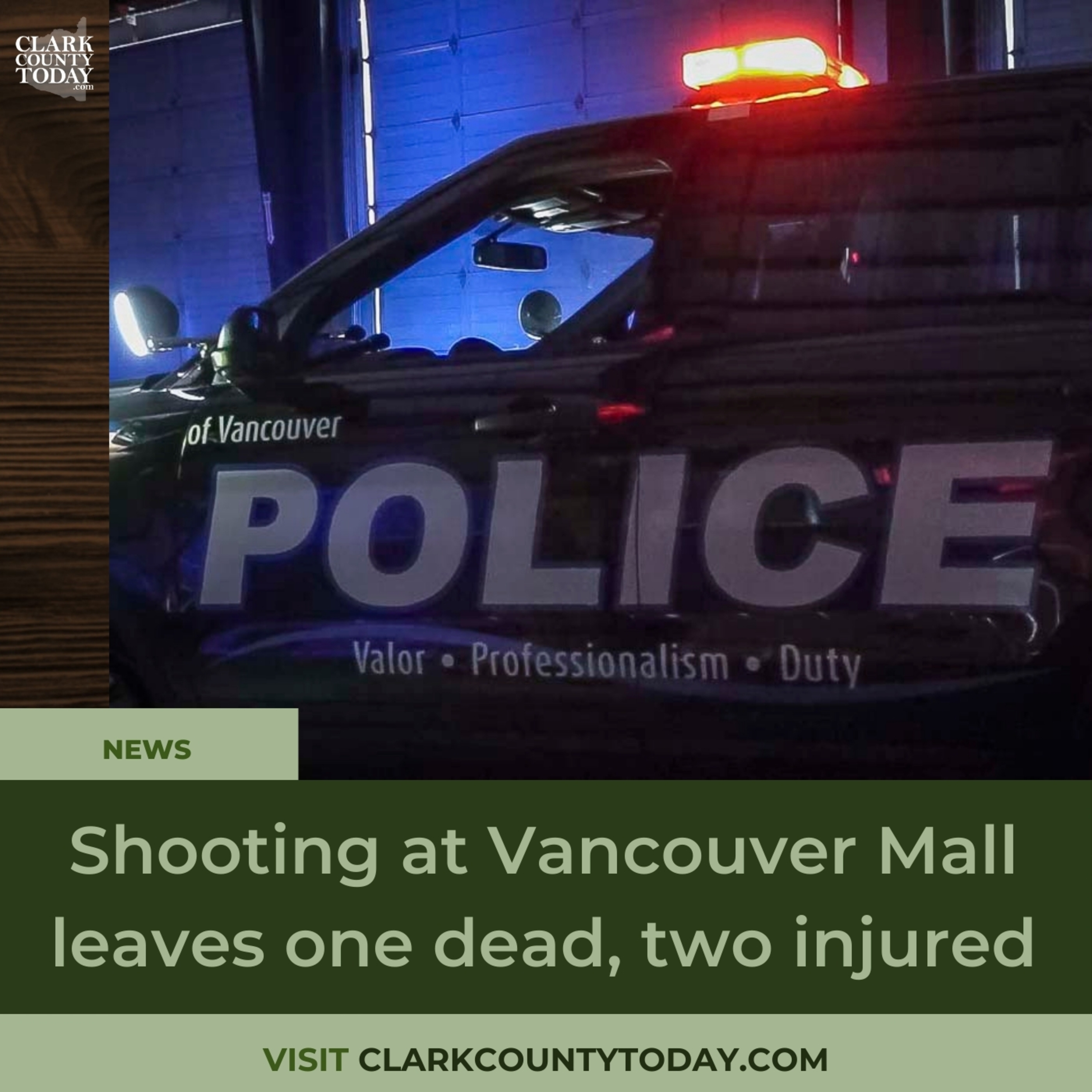 Shooting at Vancouver Mall leaves one dead, two injured