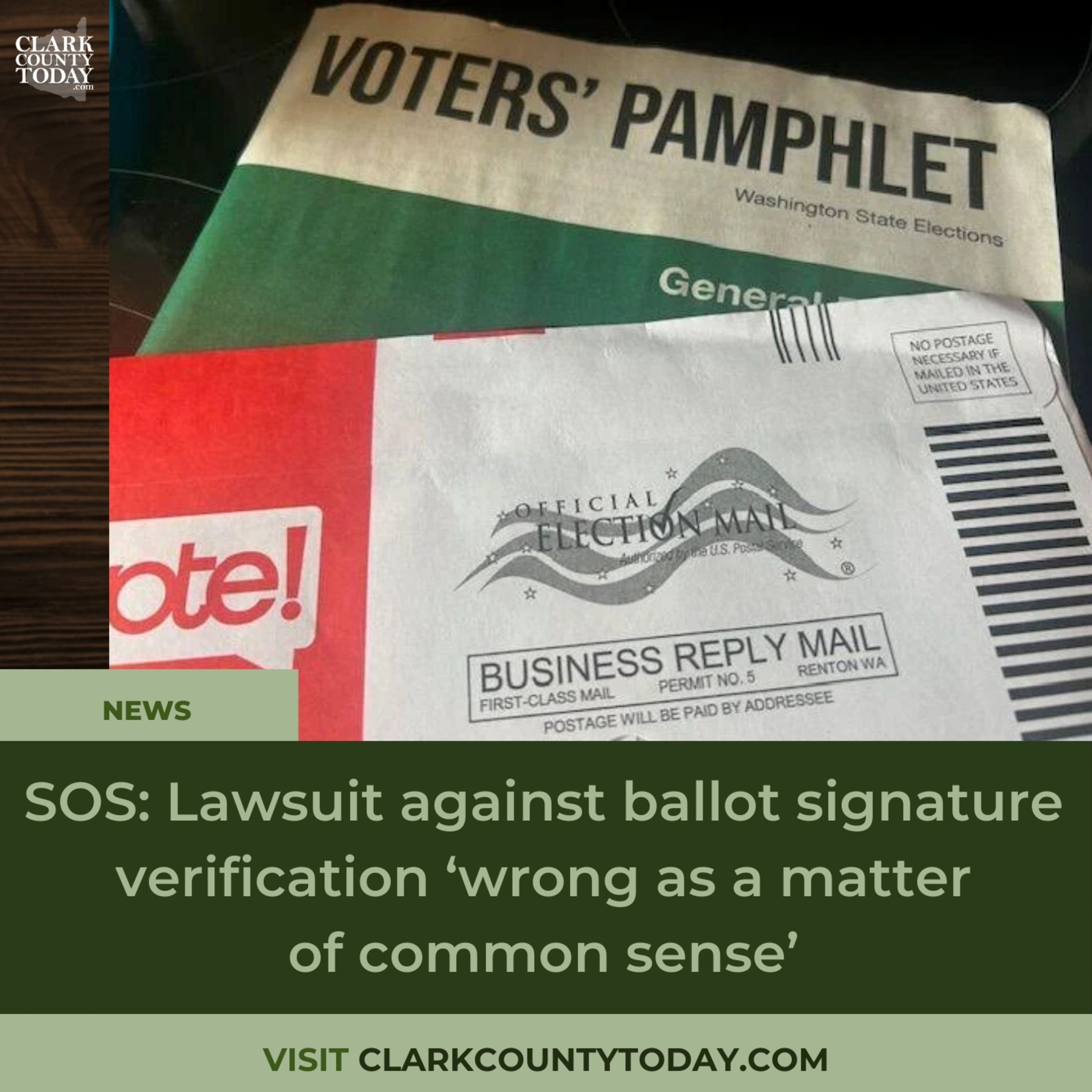 SOS: Lawsuit against ballot signature verification ‘wrong as a matter of common sense’
