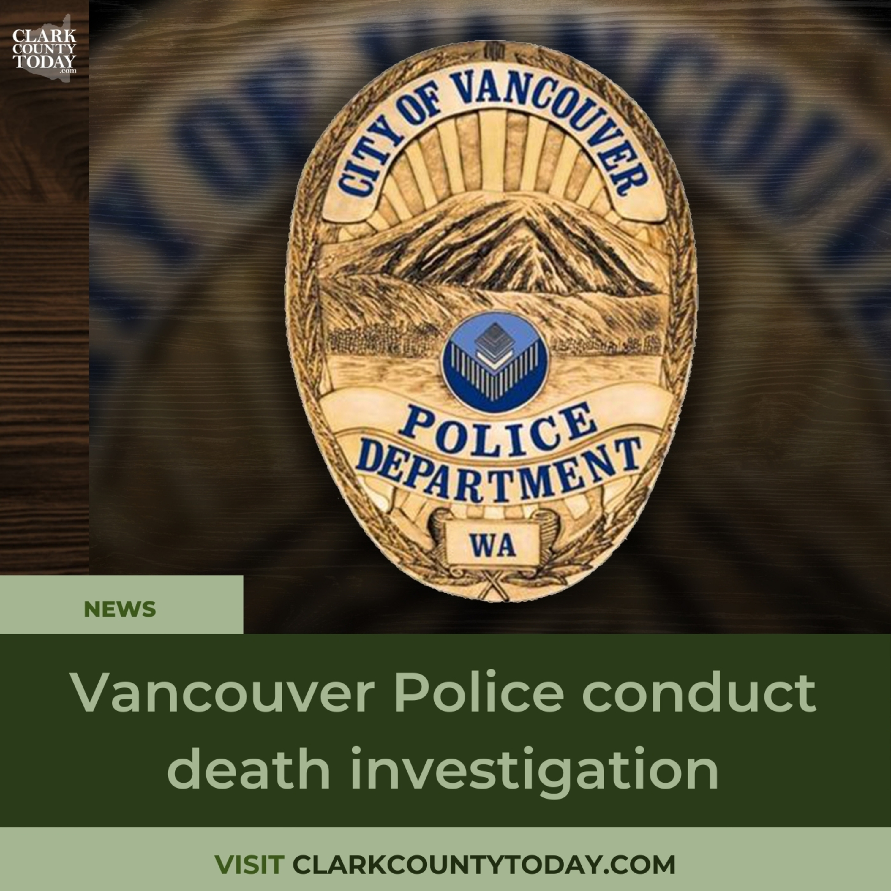 Vancouver Police conduct death investigation