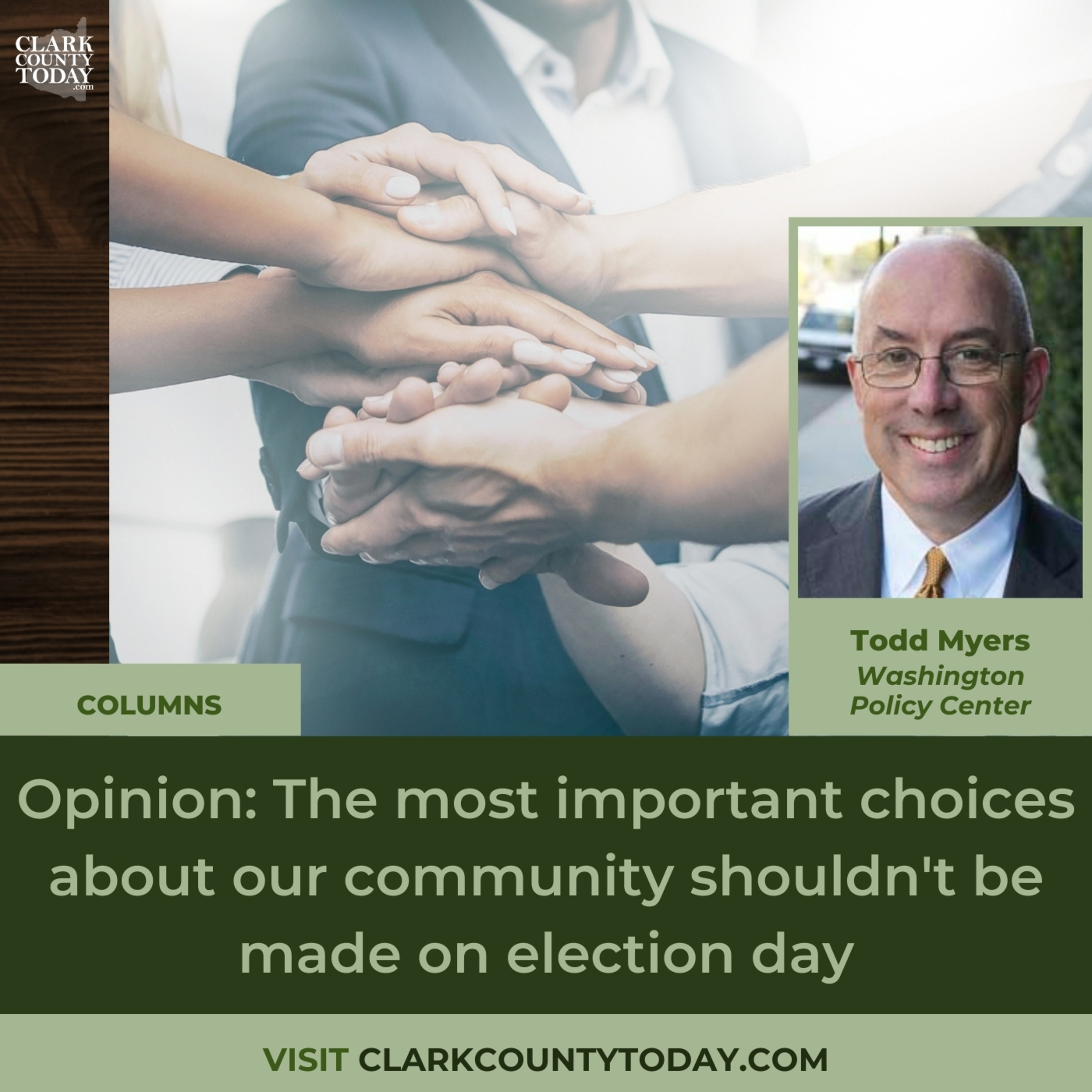 Opinion: The most important choices about our community shouldn't be made on election day