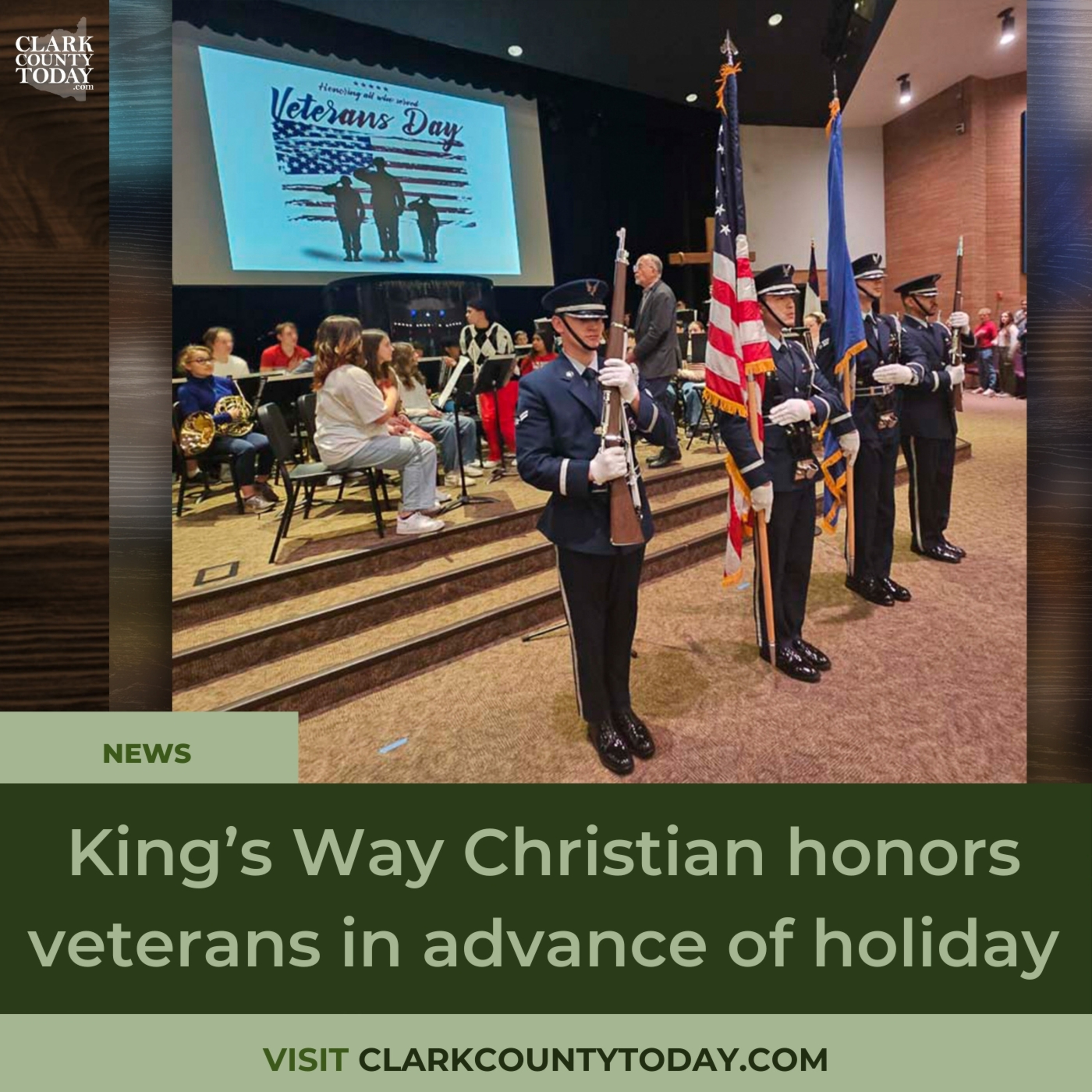 King’s Way Christian honors veterans in advance of holiday