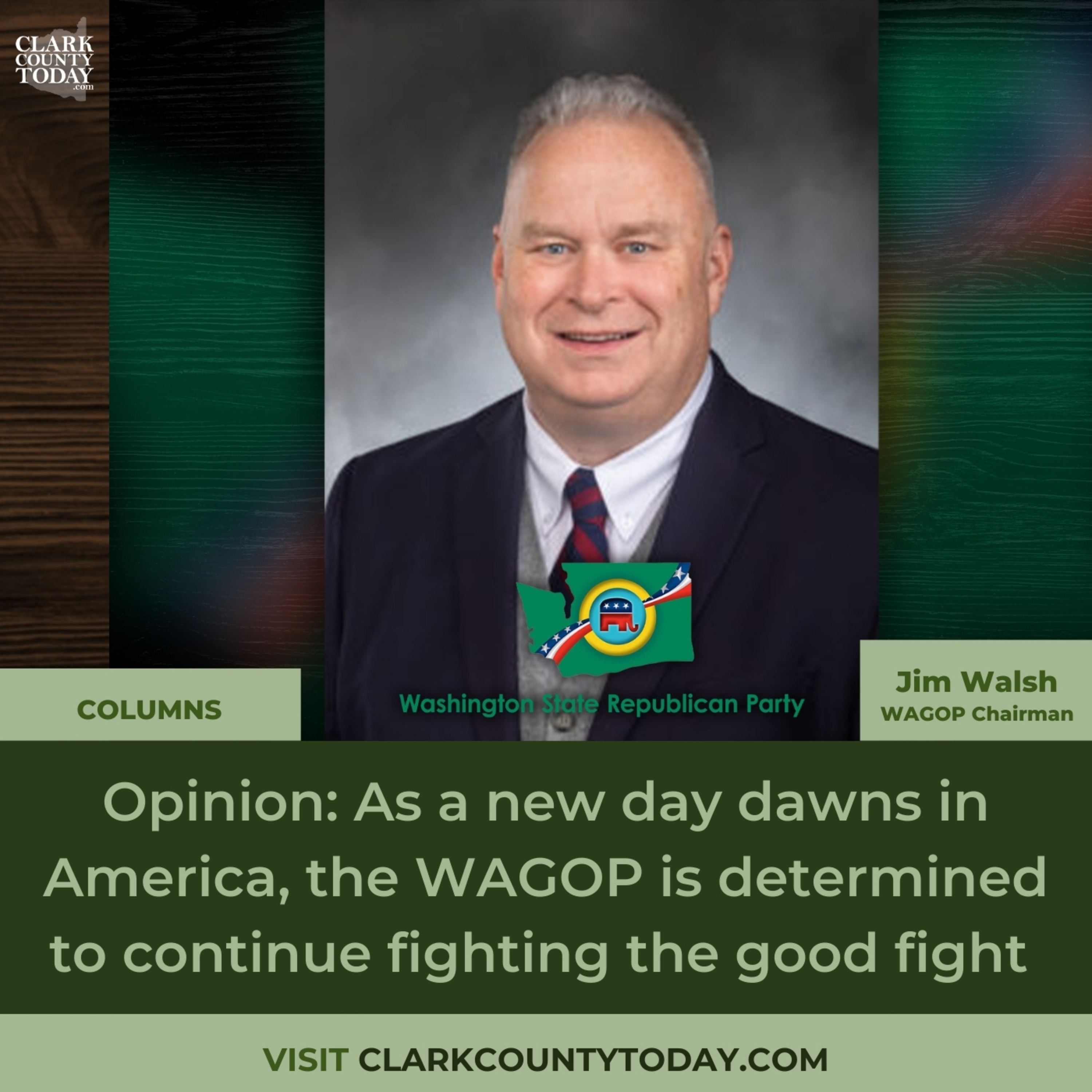 Opinion: As a new day dawns in America, the WAGOP is determined to continue fighting the good fight