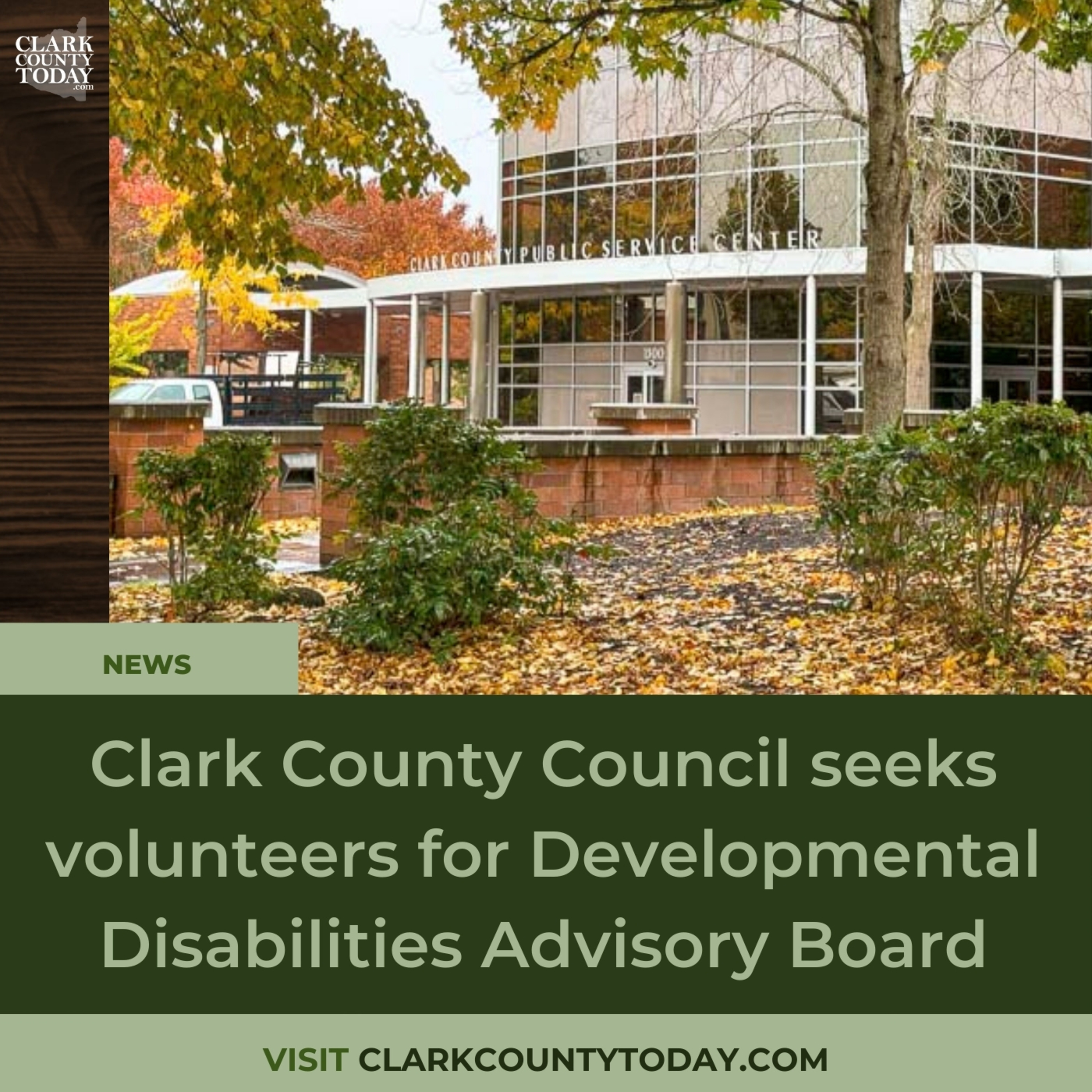 Clark County Council seeks volunteers for Developmental Disabilities Advisory Board