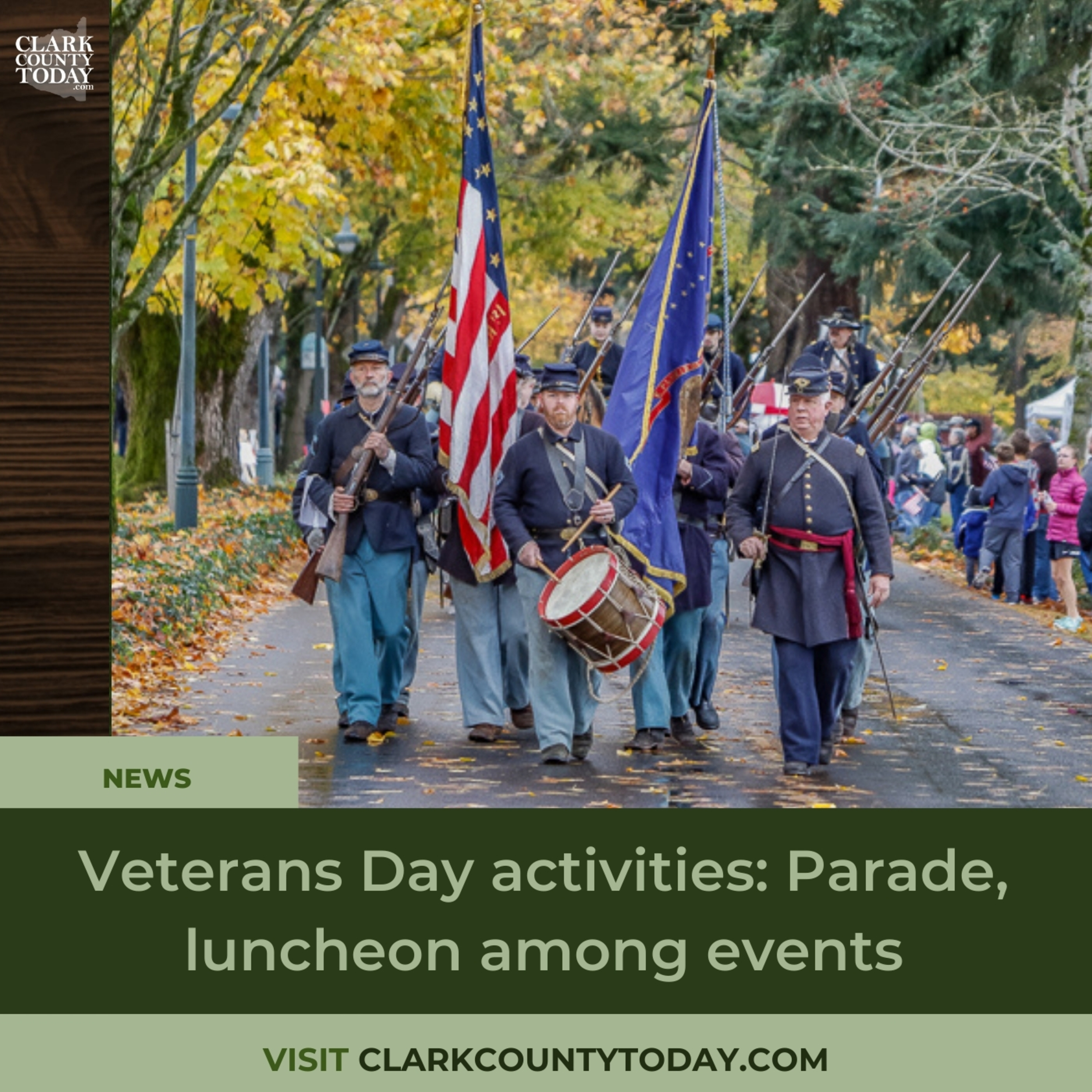 Veterans Day activities: Parade, luncheon among events