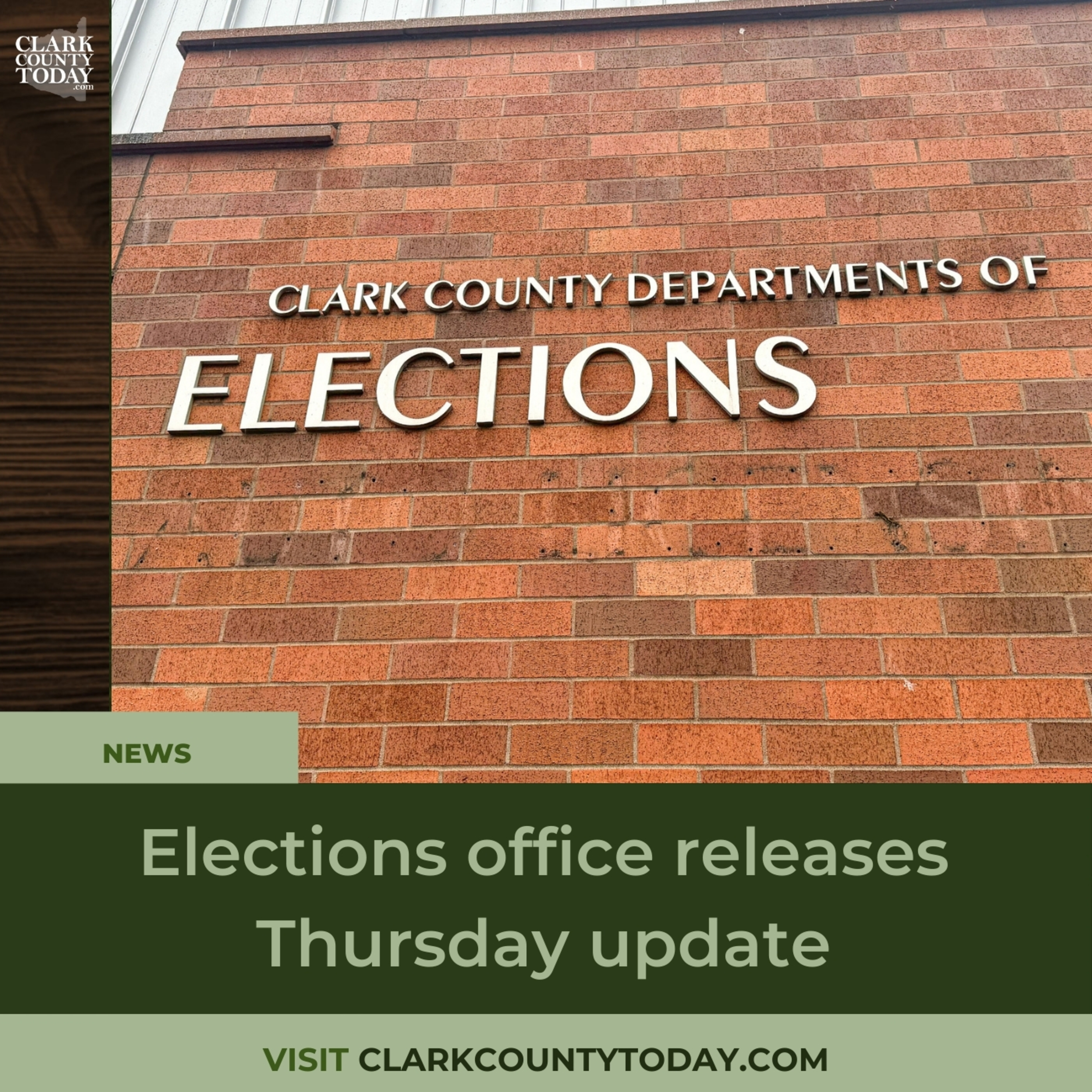 Elections office releases Thursday update