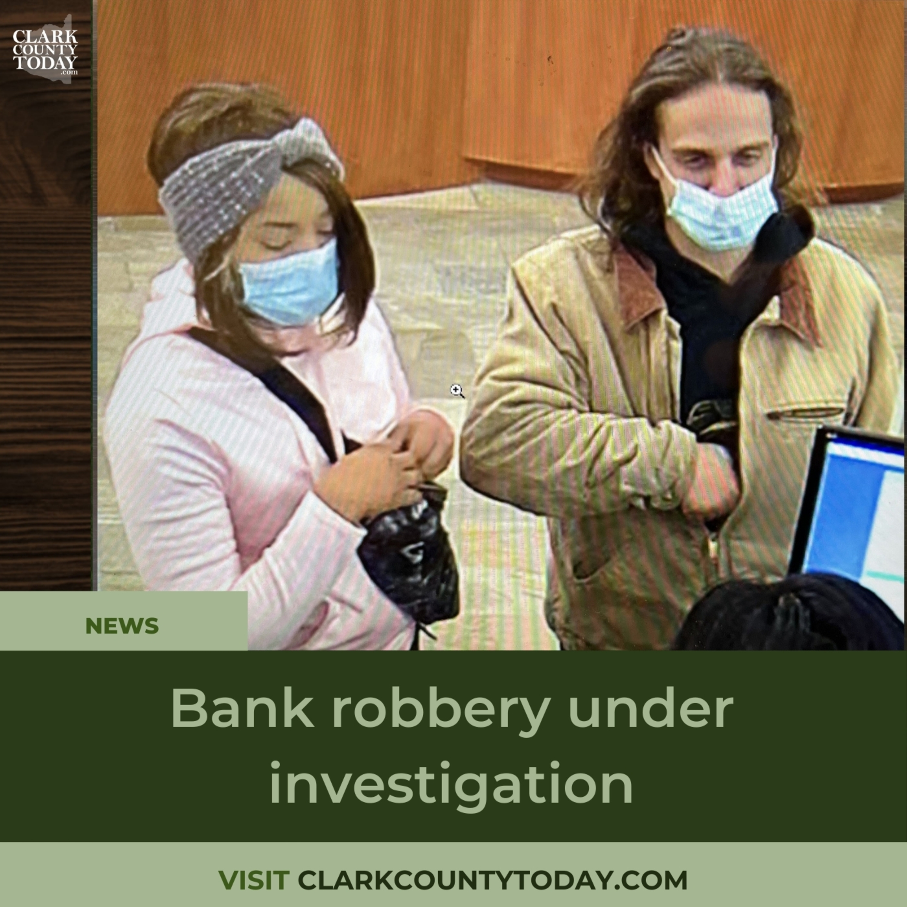 Bank robbery under investigation