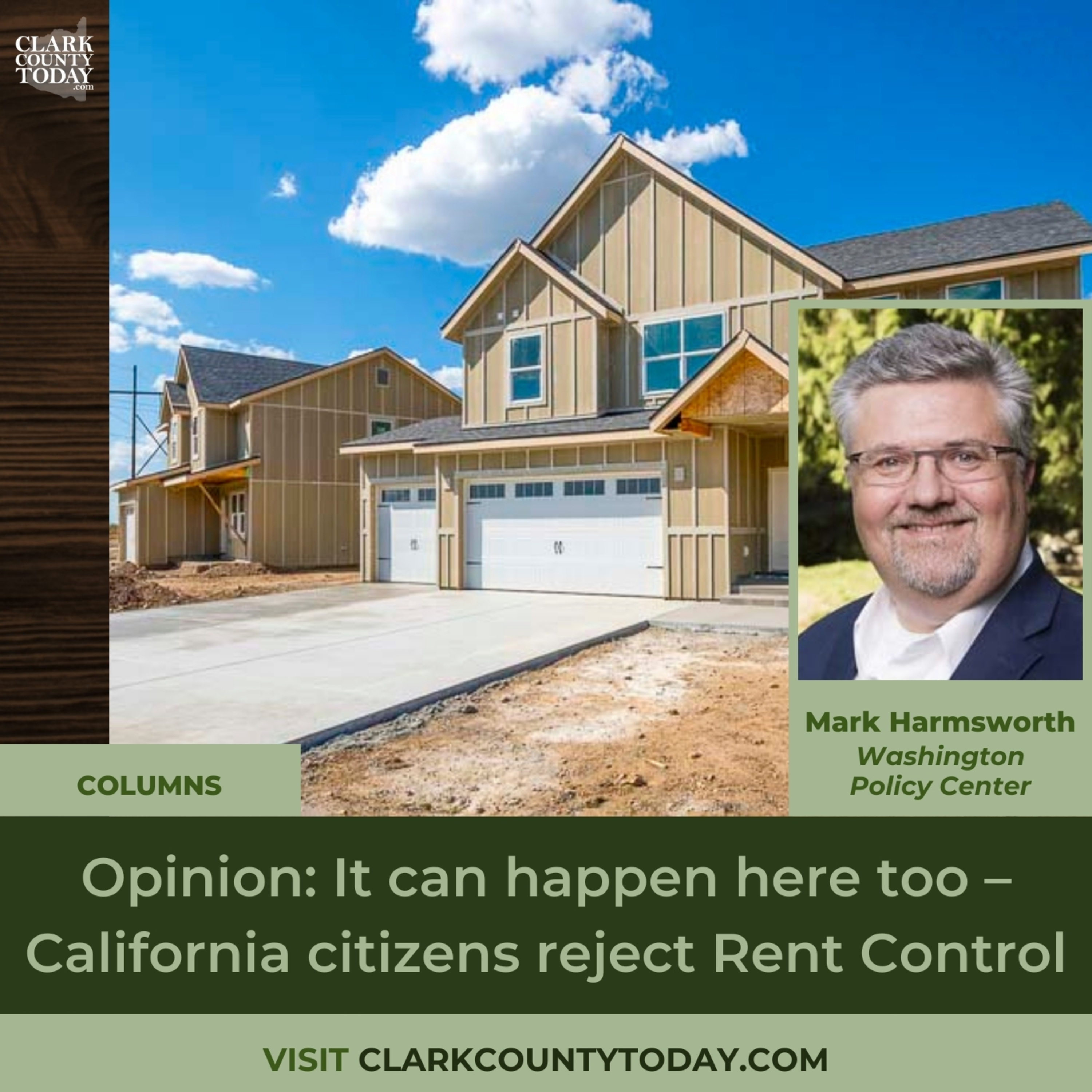 Opinion: It can happen here too – California citizens reject Rent Control