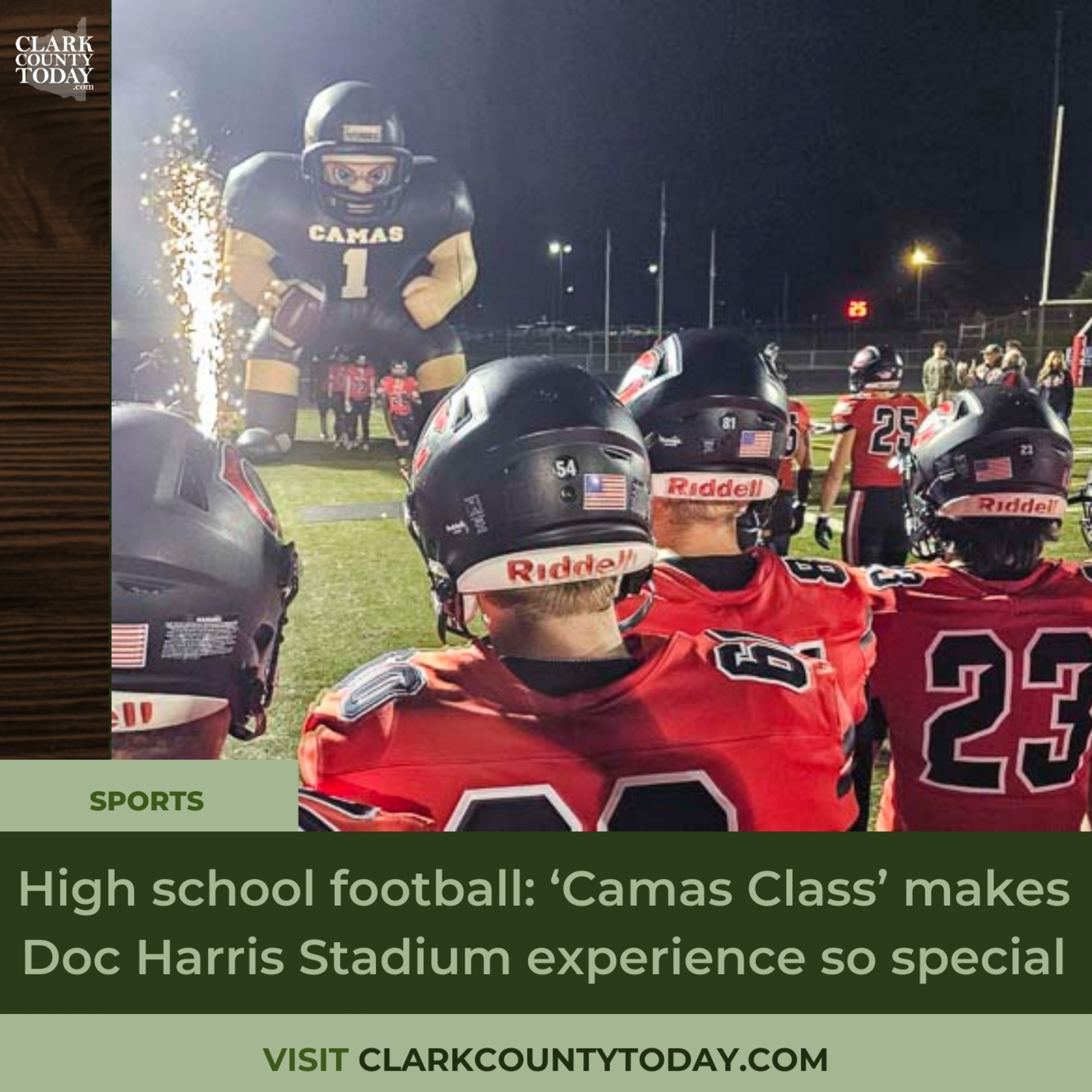 High school football: ‘Camas Class’ makes Doc Harris Stadium experience so special