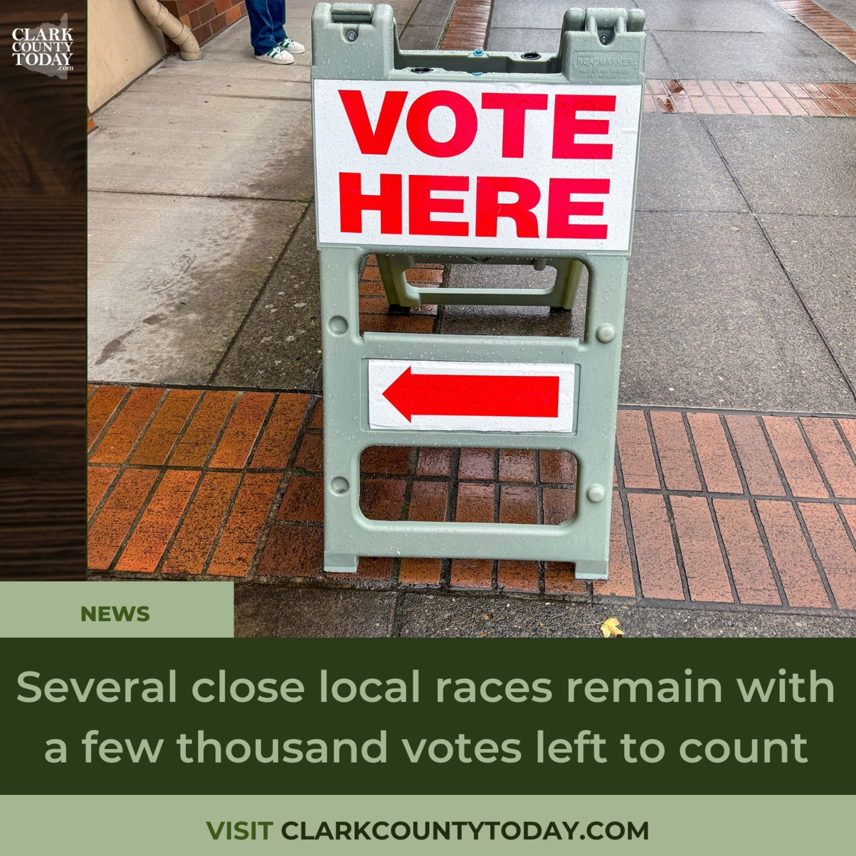 Saturday, Nov. 9: Elections Office releases latest numbers