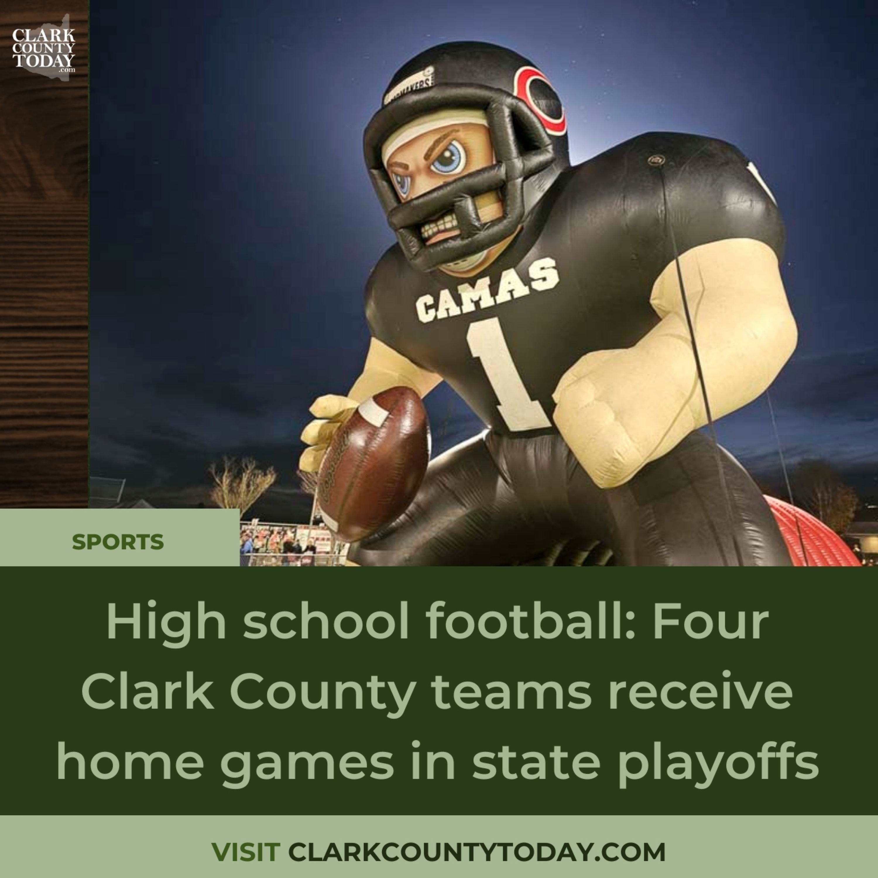 High school football: Four Clark County teams receive home games in state playoffs