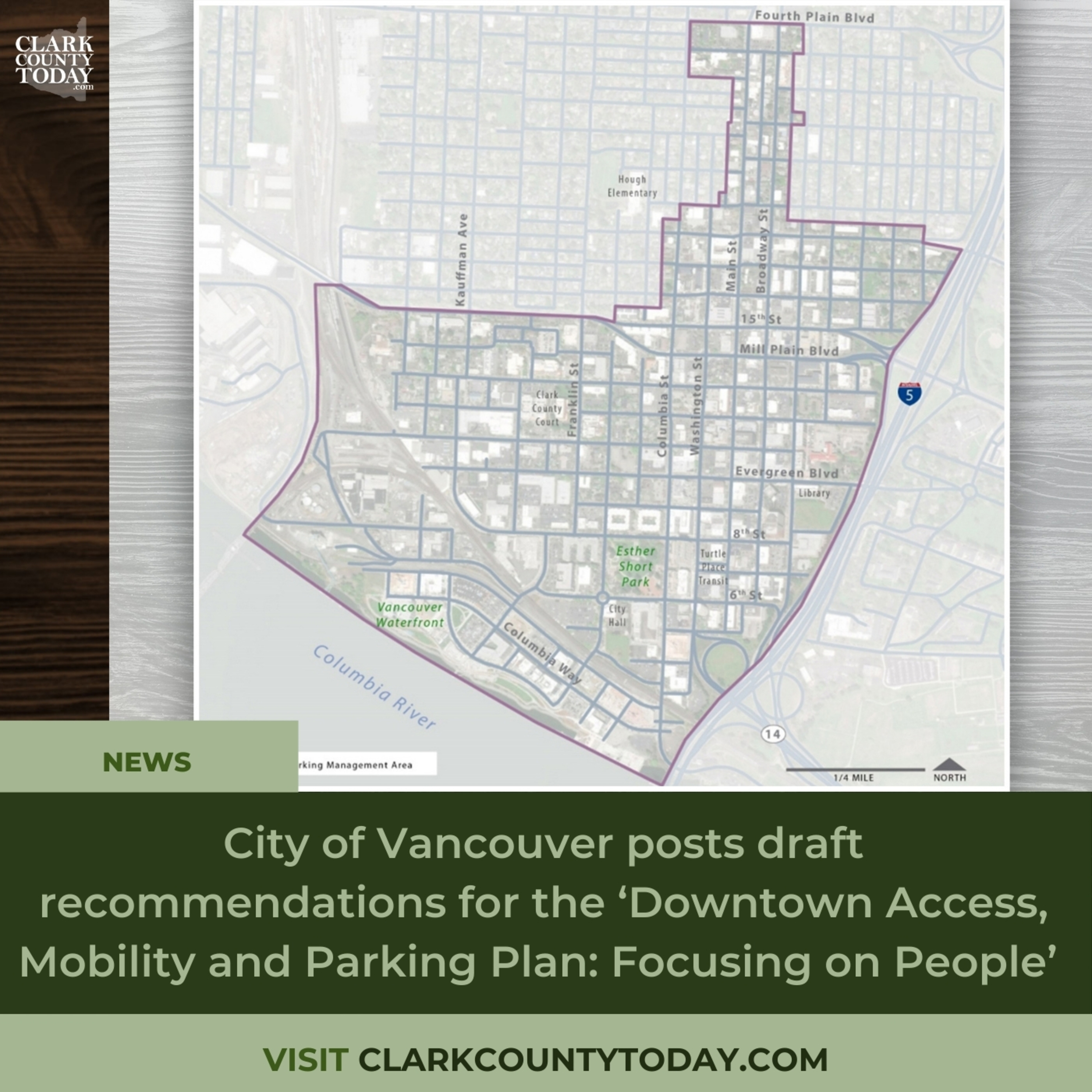 City of Vancouver posts draft recommendations for the ‘Downtown Access, Mobility and Parking Plan: Focusing on People’