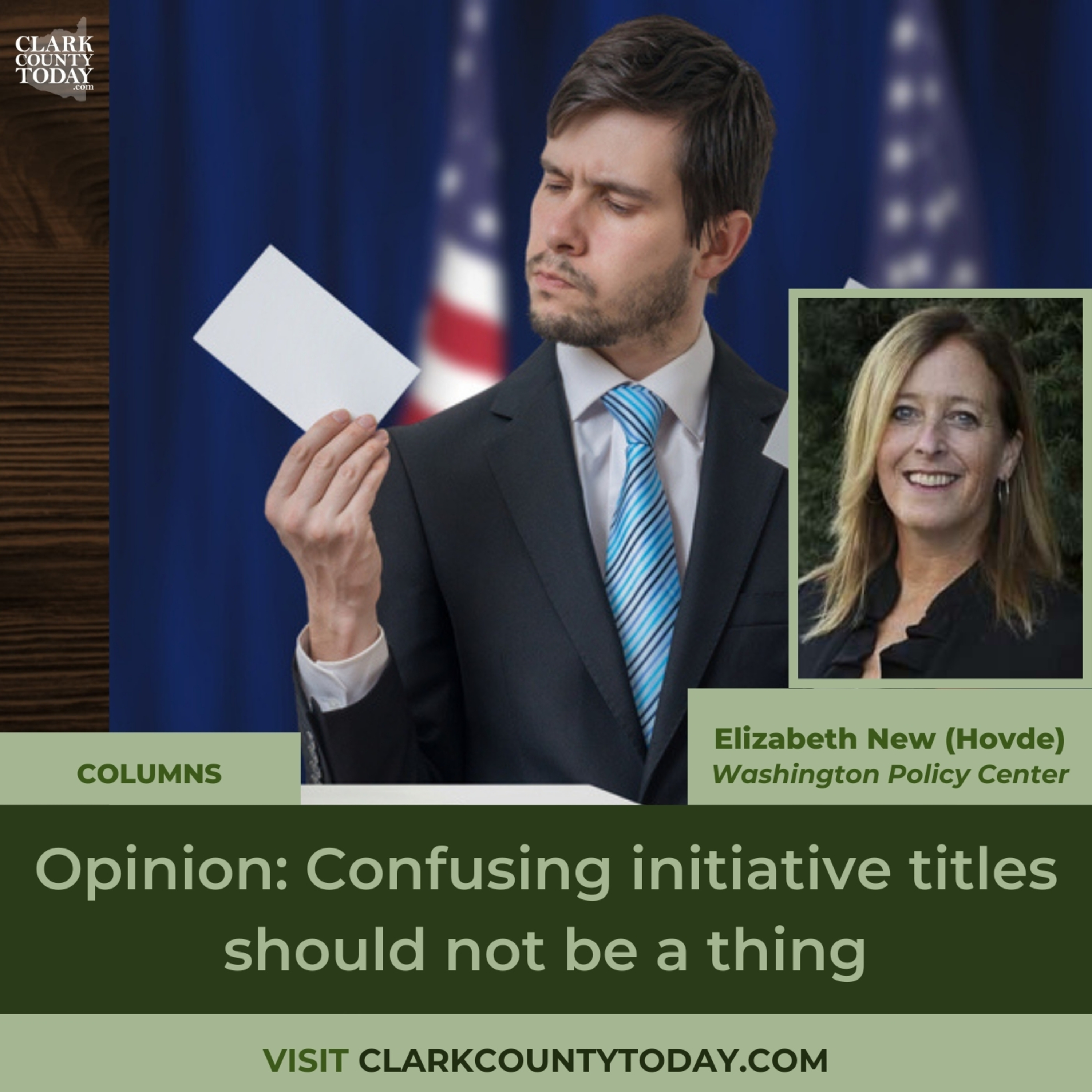 Opinion: Confusing initiative titles should not be a thing