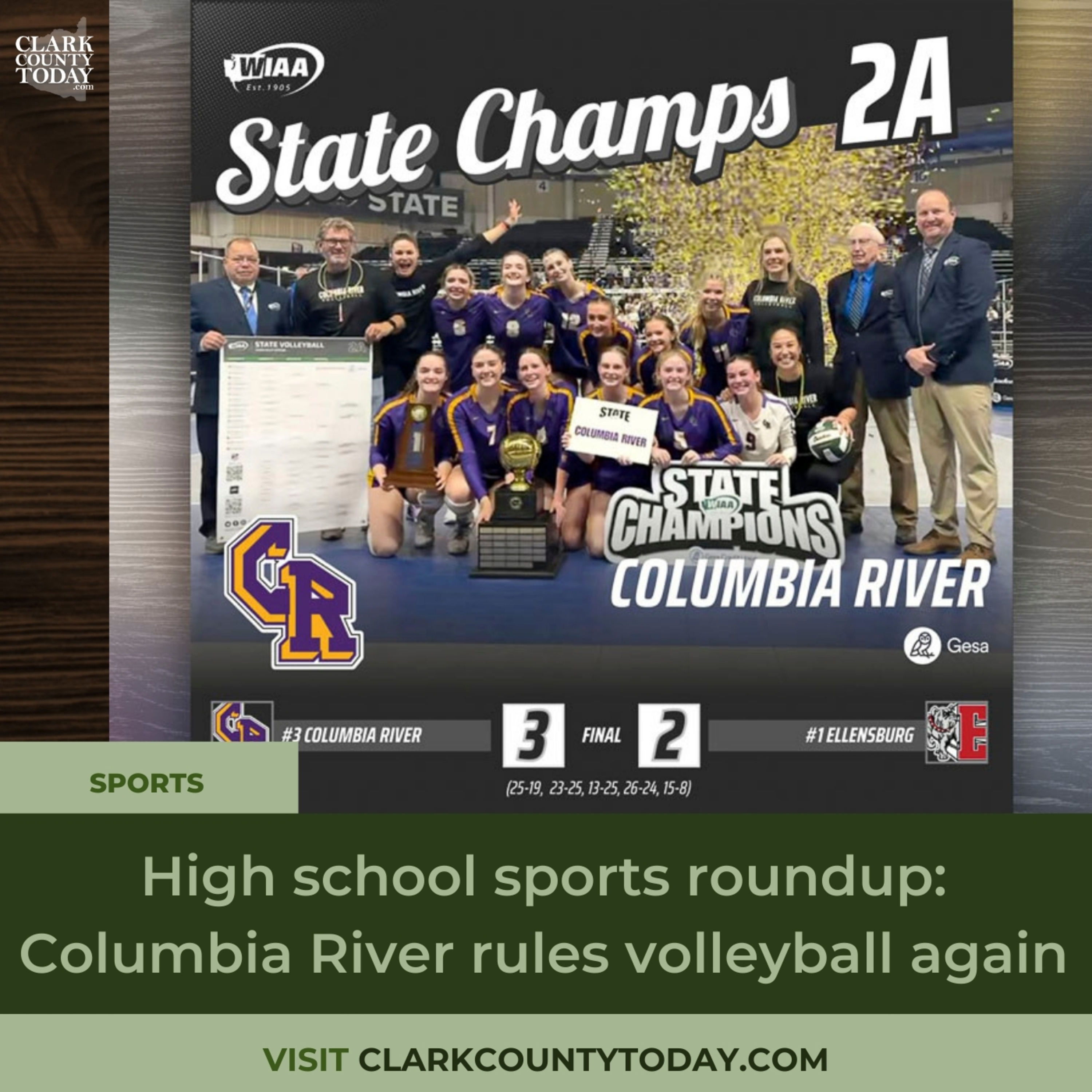 High school sports roundup: Columbia River rules volleyball again