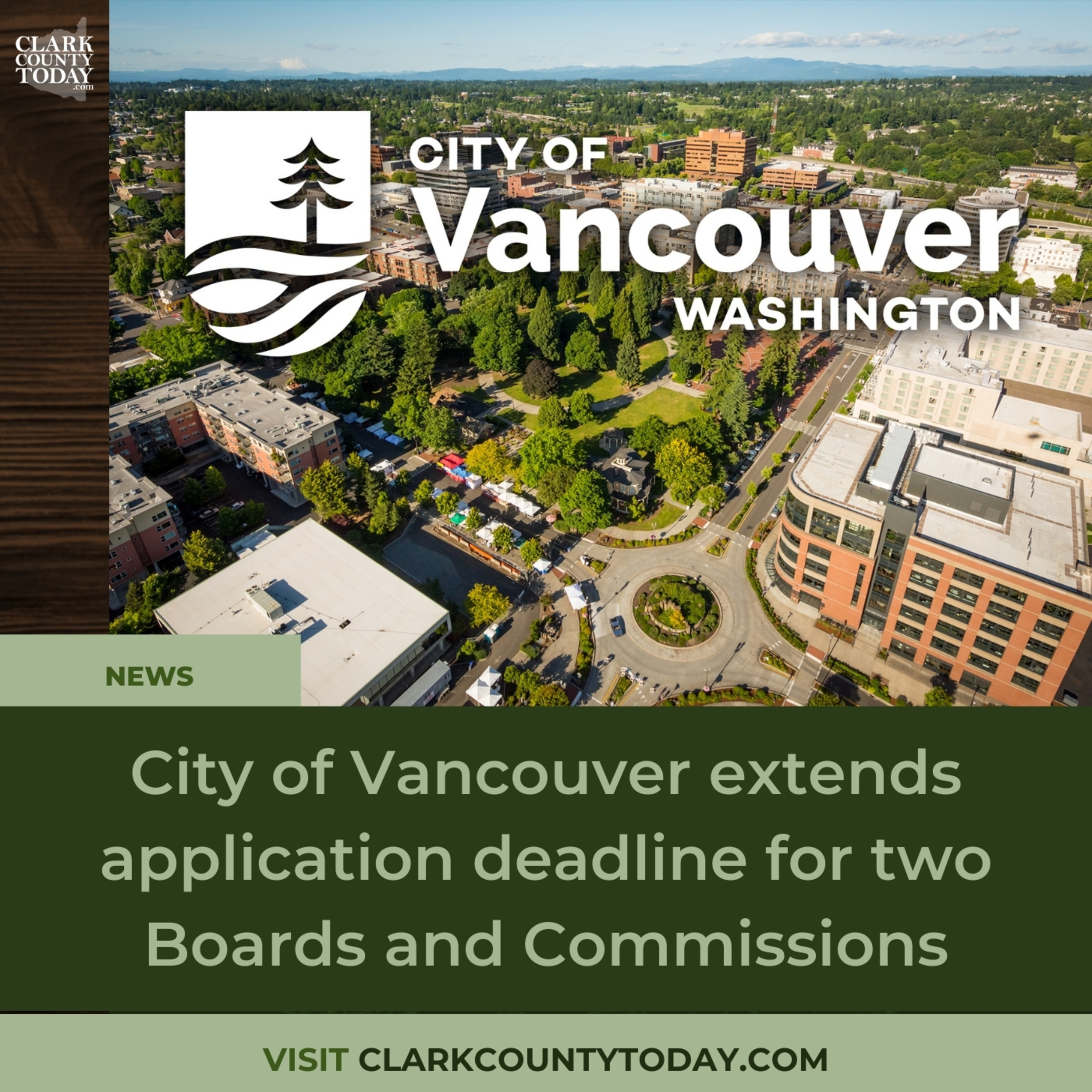 City of Vancouver extends application deadline for two Boards and Commissions