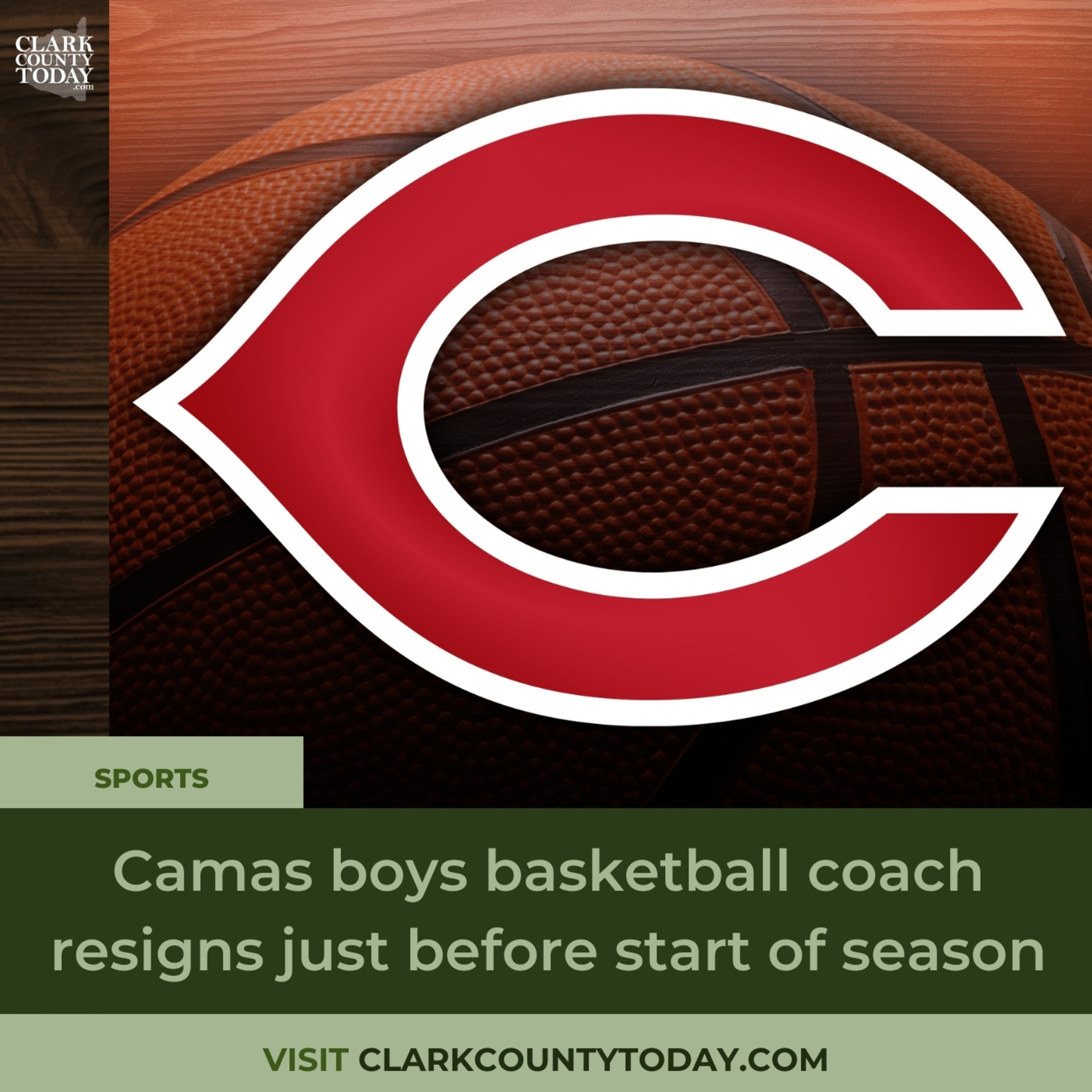 Camas boys basketball coach resigns just before start of season