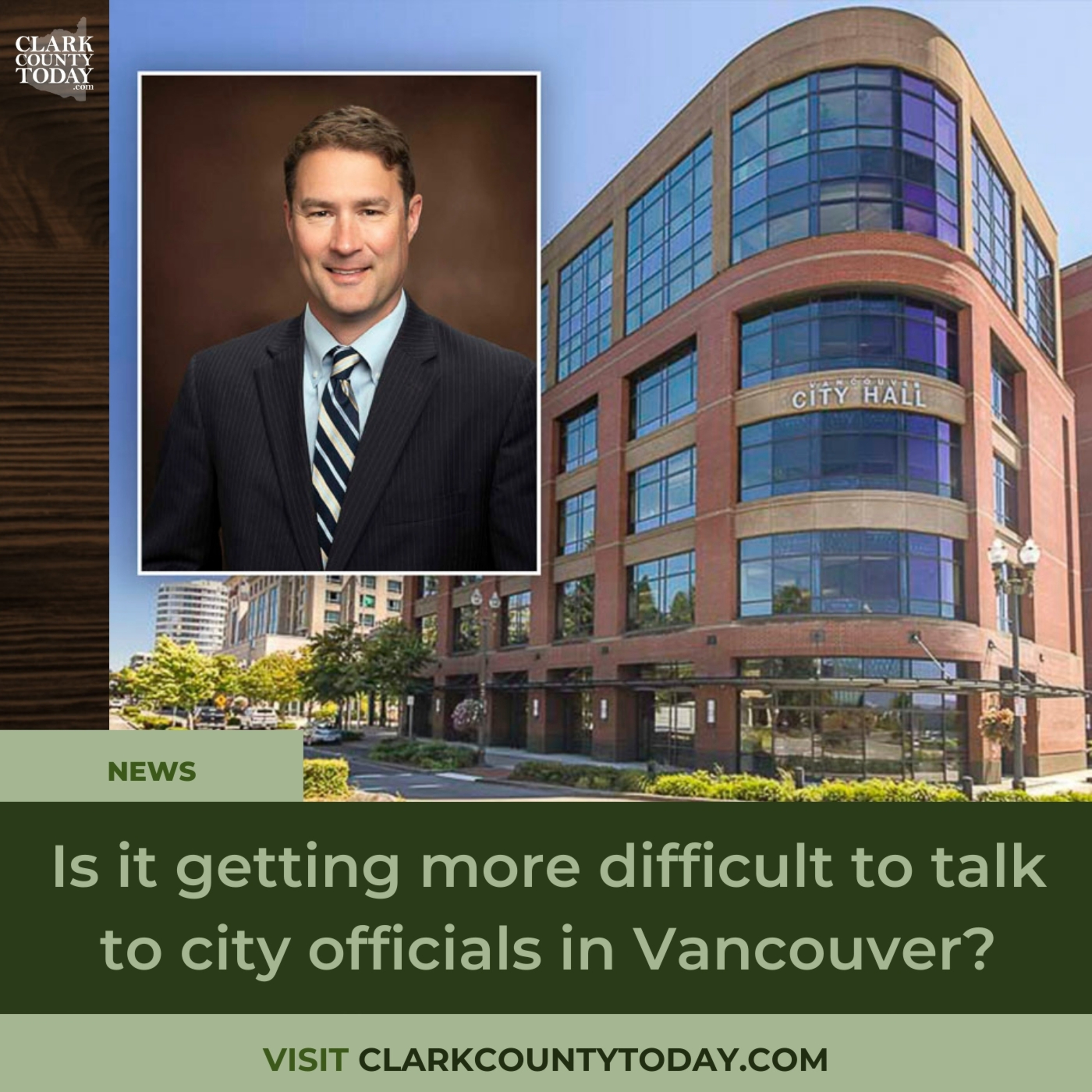 Is it getting more difficult to talk to city officials in Vancouver?