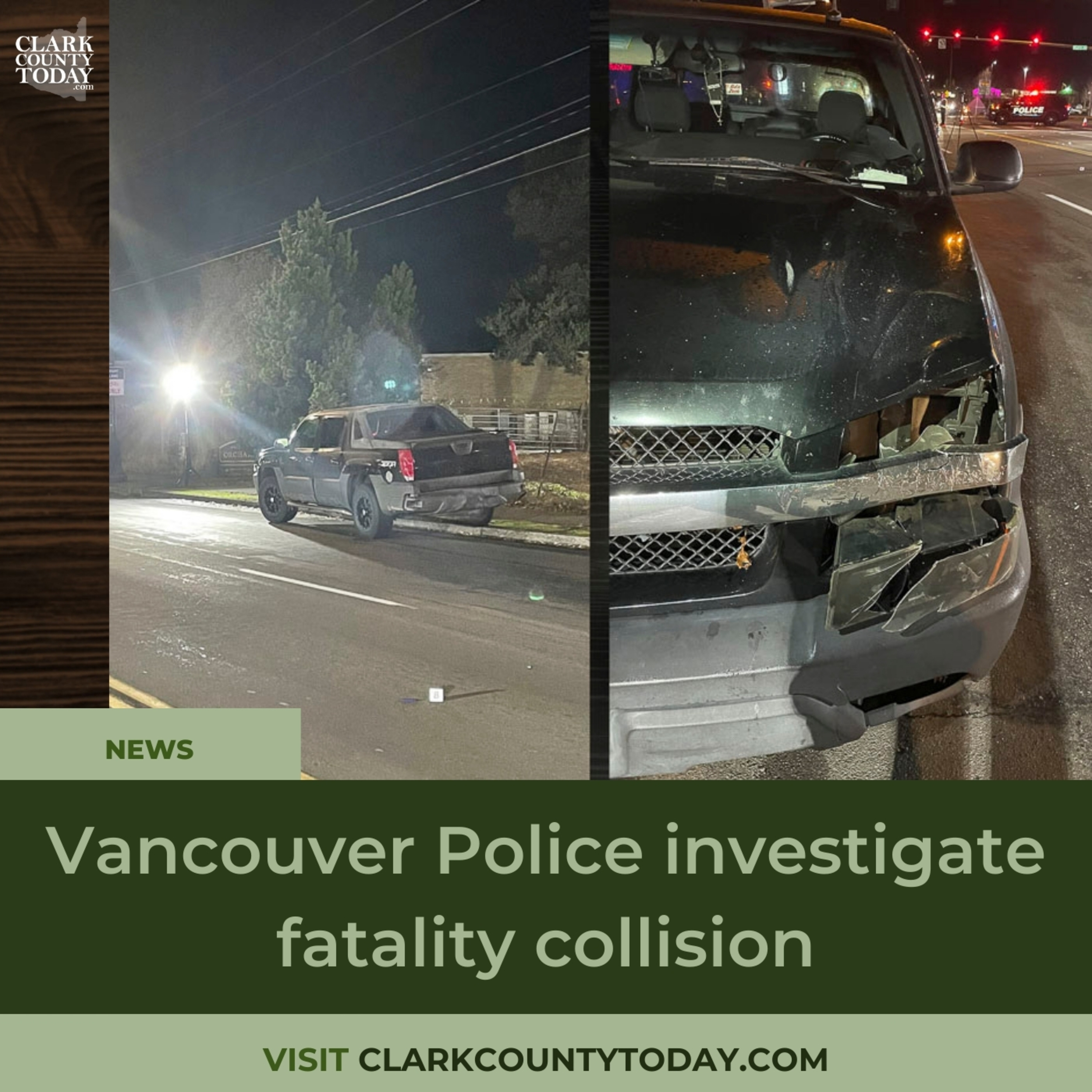 Vancouver Police investigate fatality collision