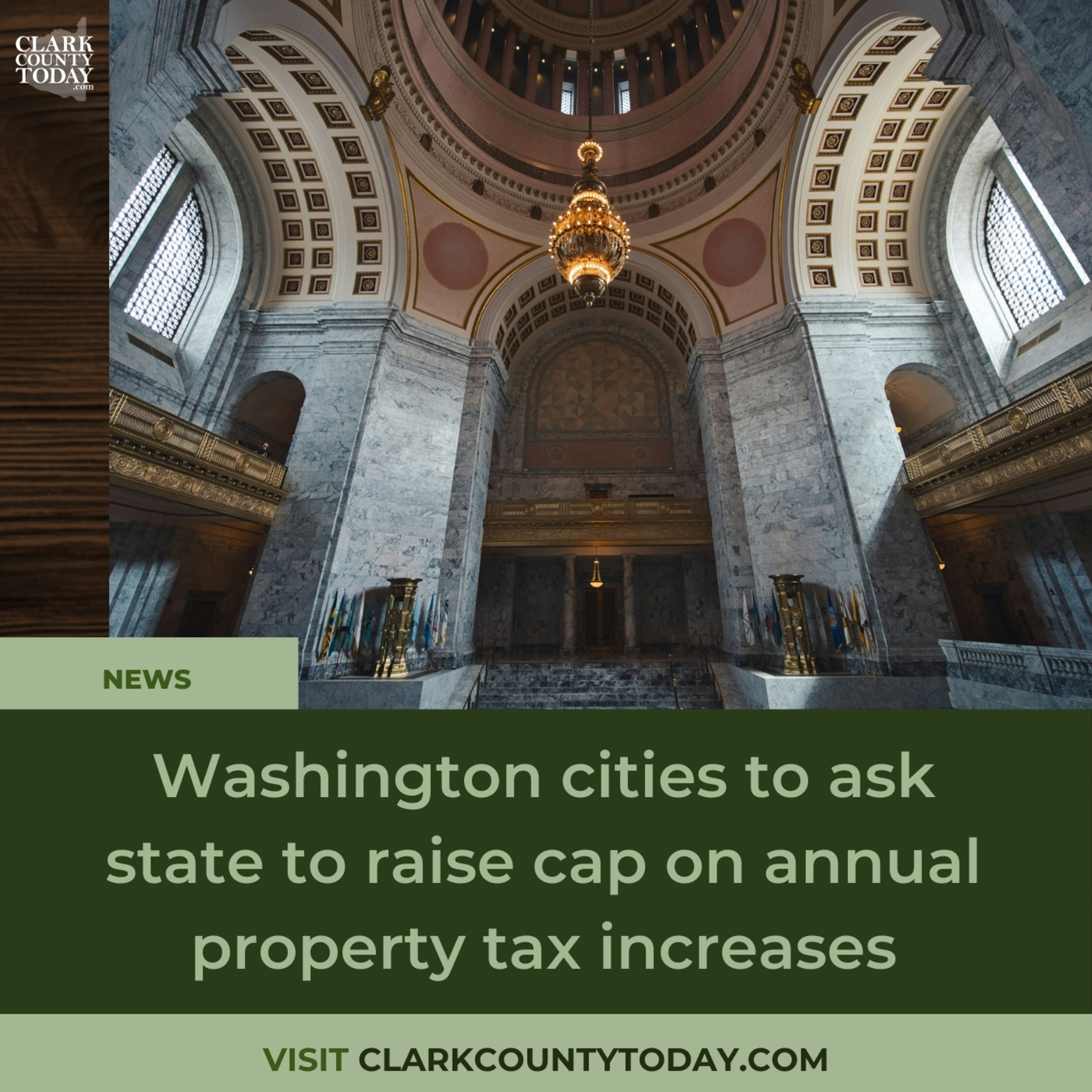 Washington cities to ask state to raise cap on annual property tax increases