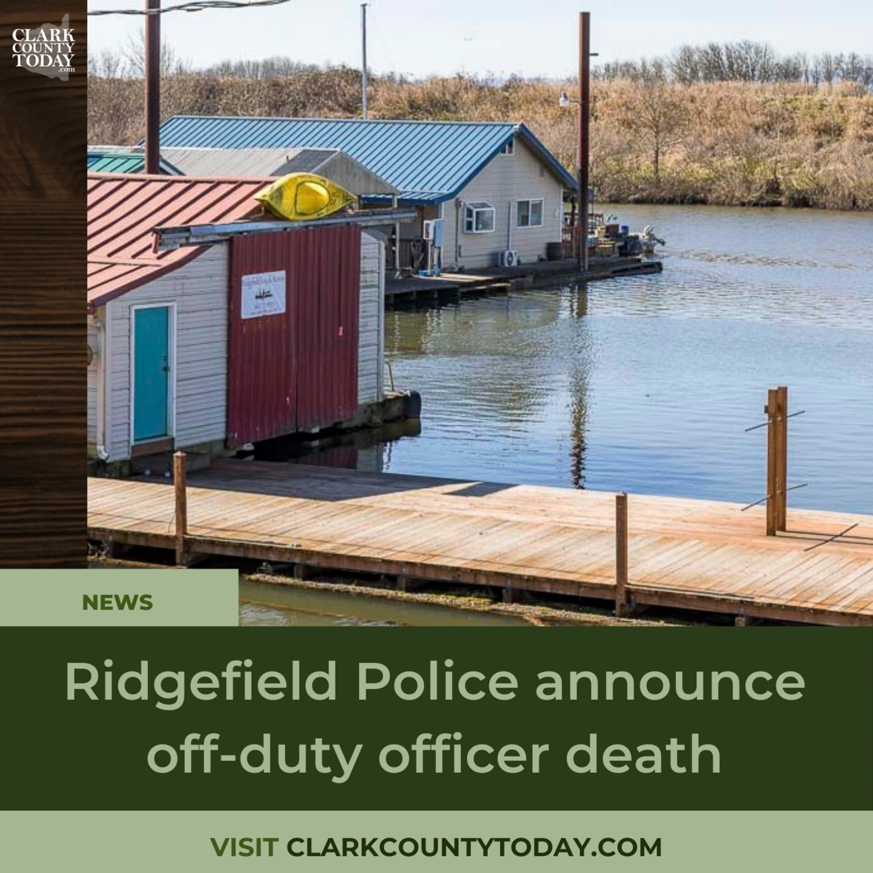 Ridgefield Police announce off-duty officer death