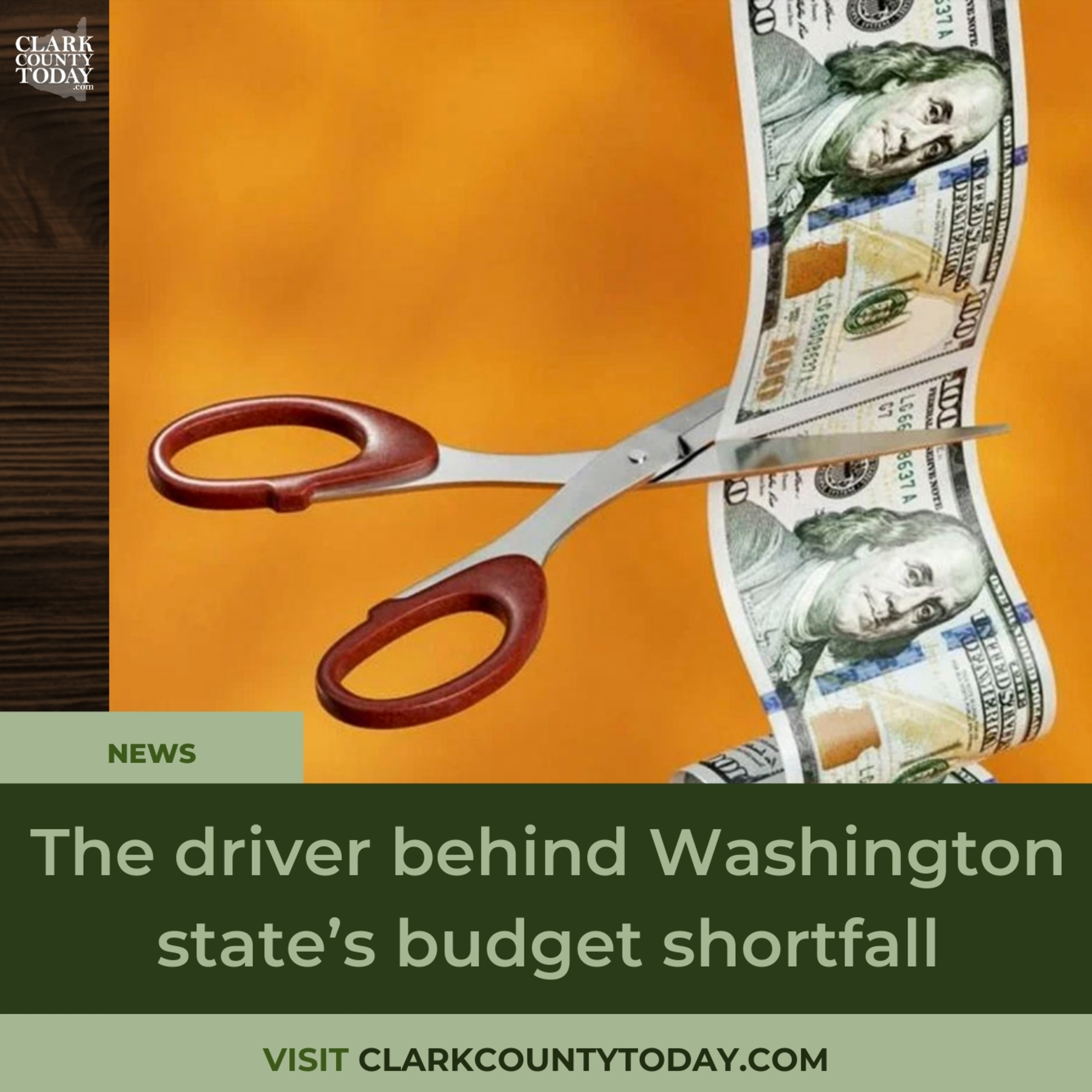 The driver behind Washington state’s budget shortfall