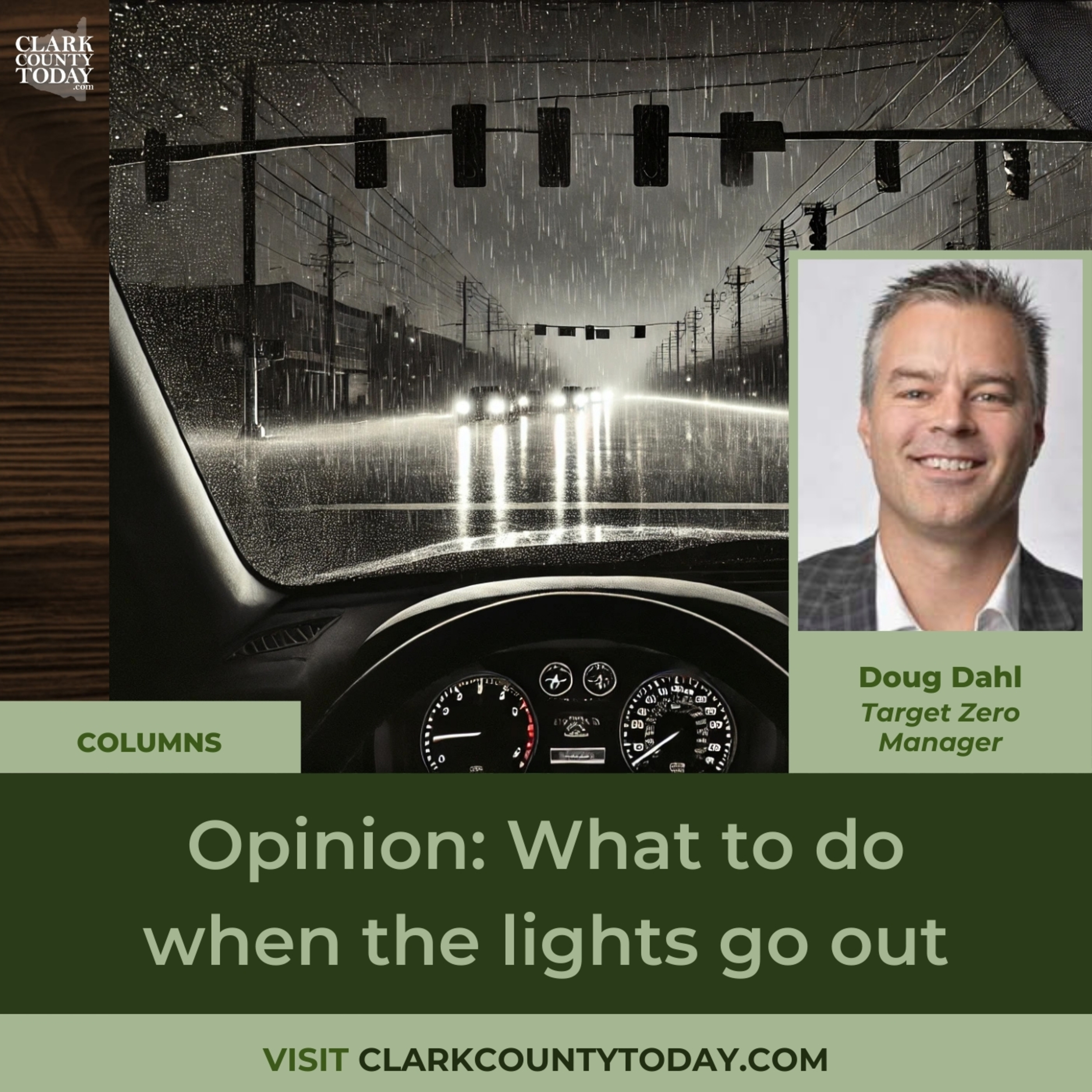 Opinion: What to do when the lights go out