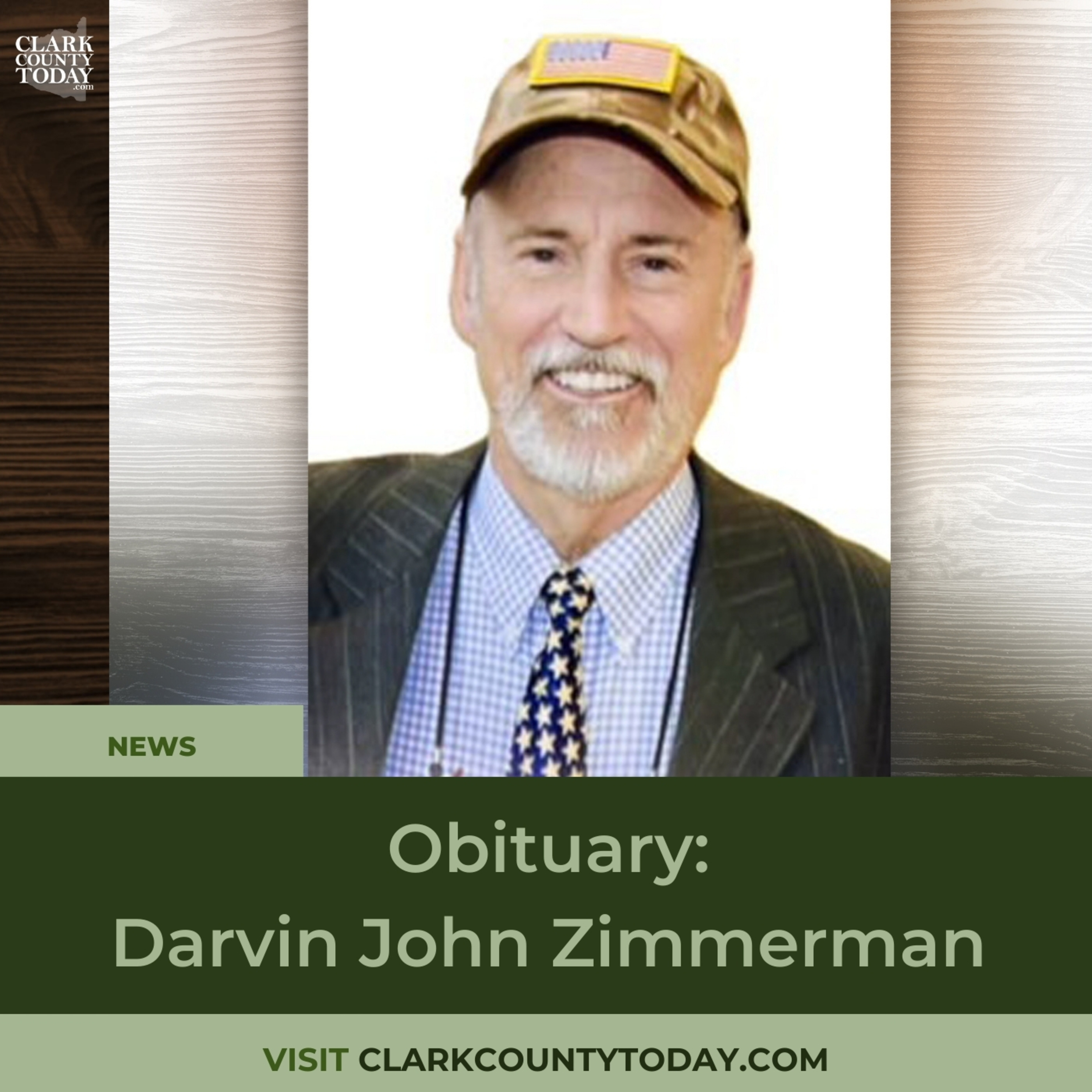 Obituary: Darvin John Zimmerman