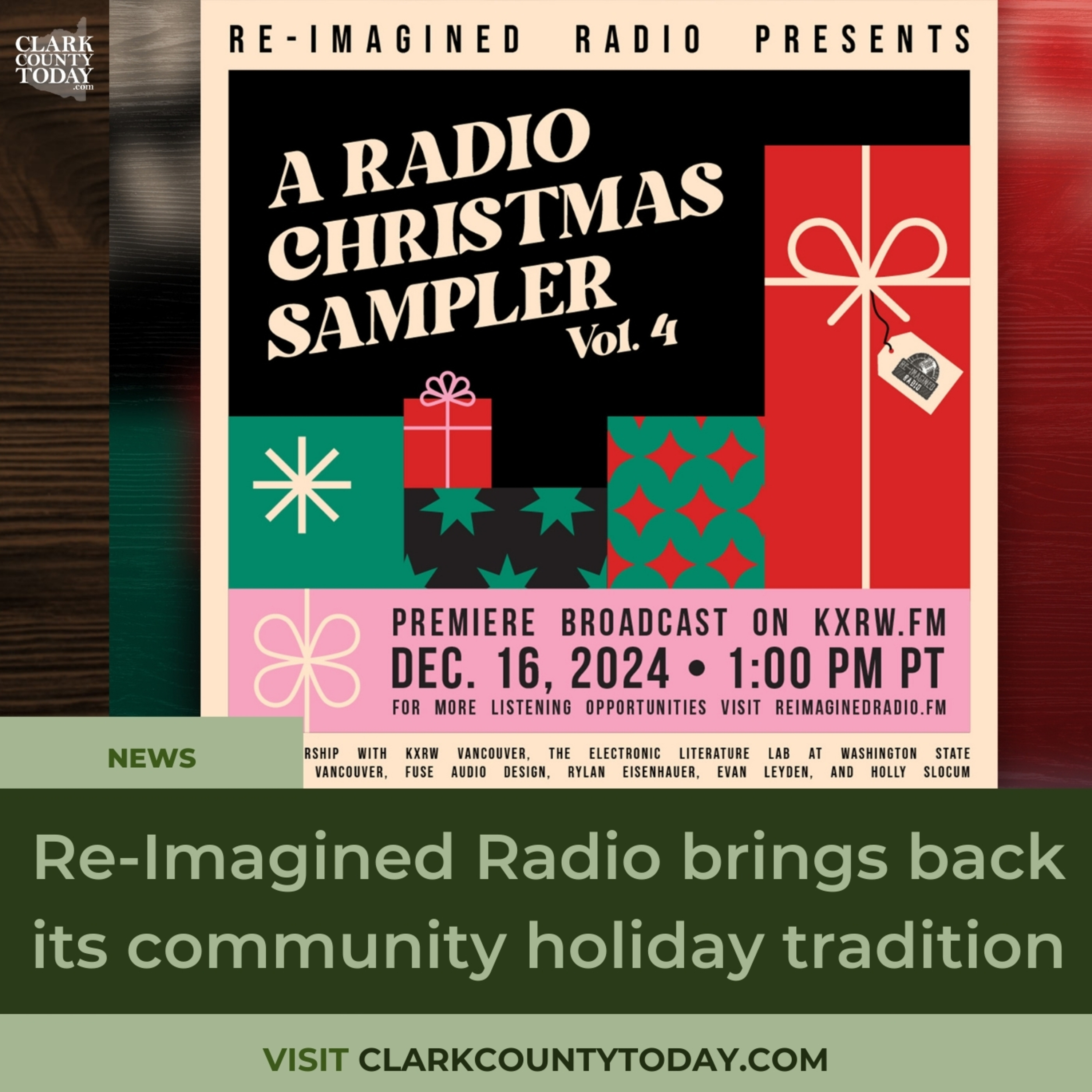 Re-Imagined Radio brings back its community holiday tradition