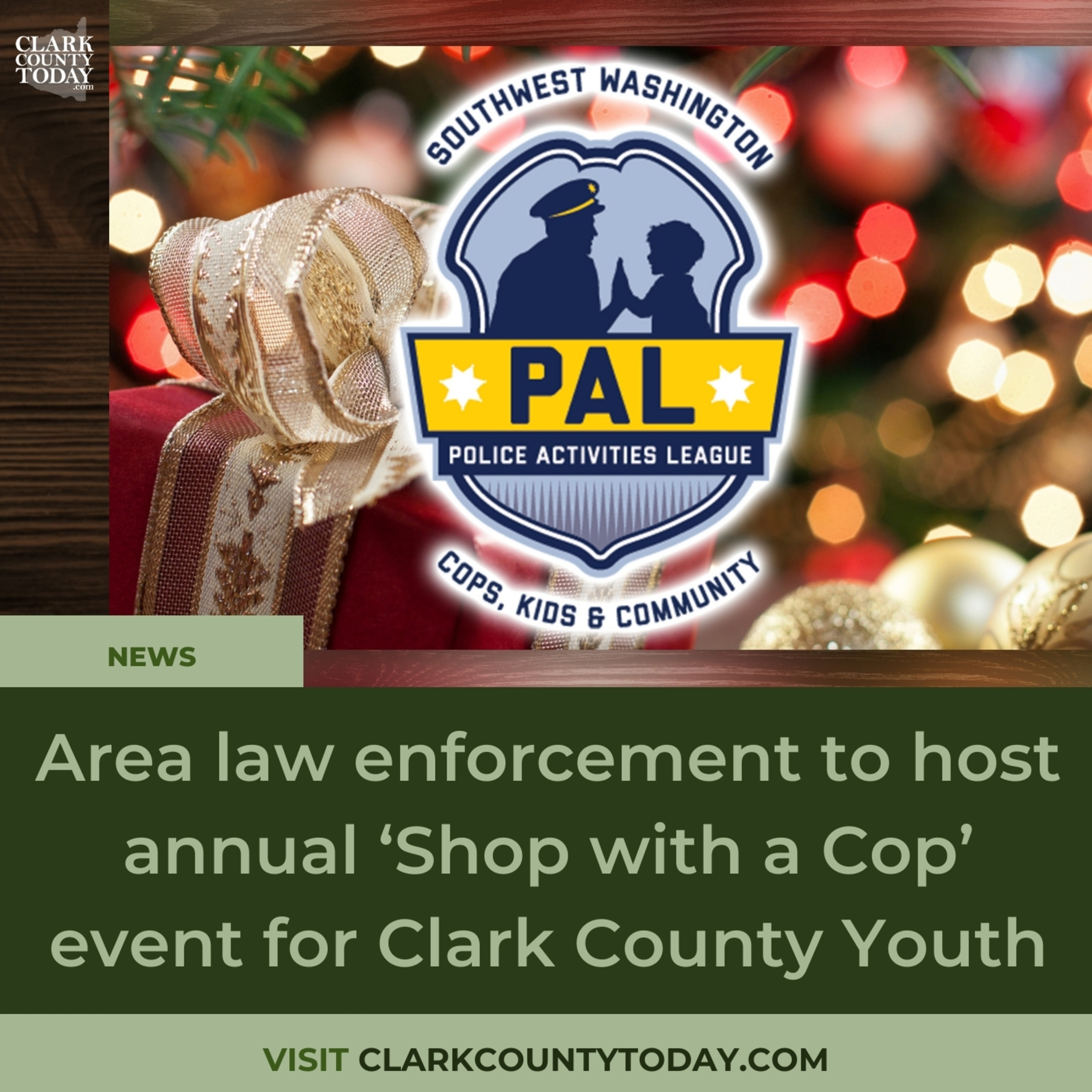 Area law enforcement to host annual ‘Shop with a Cop’ event for Clark County Youth
