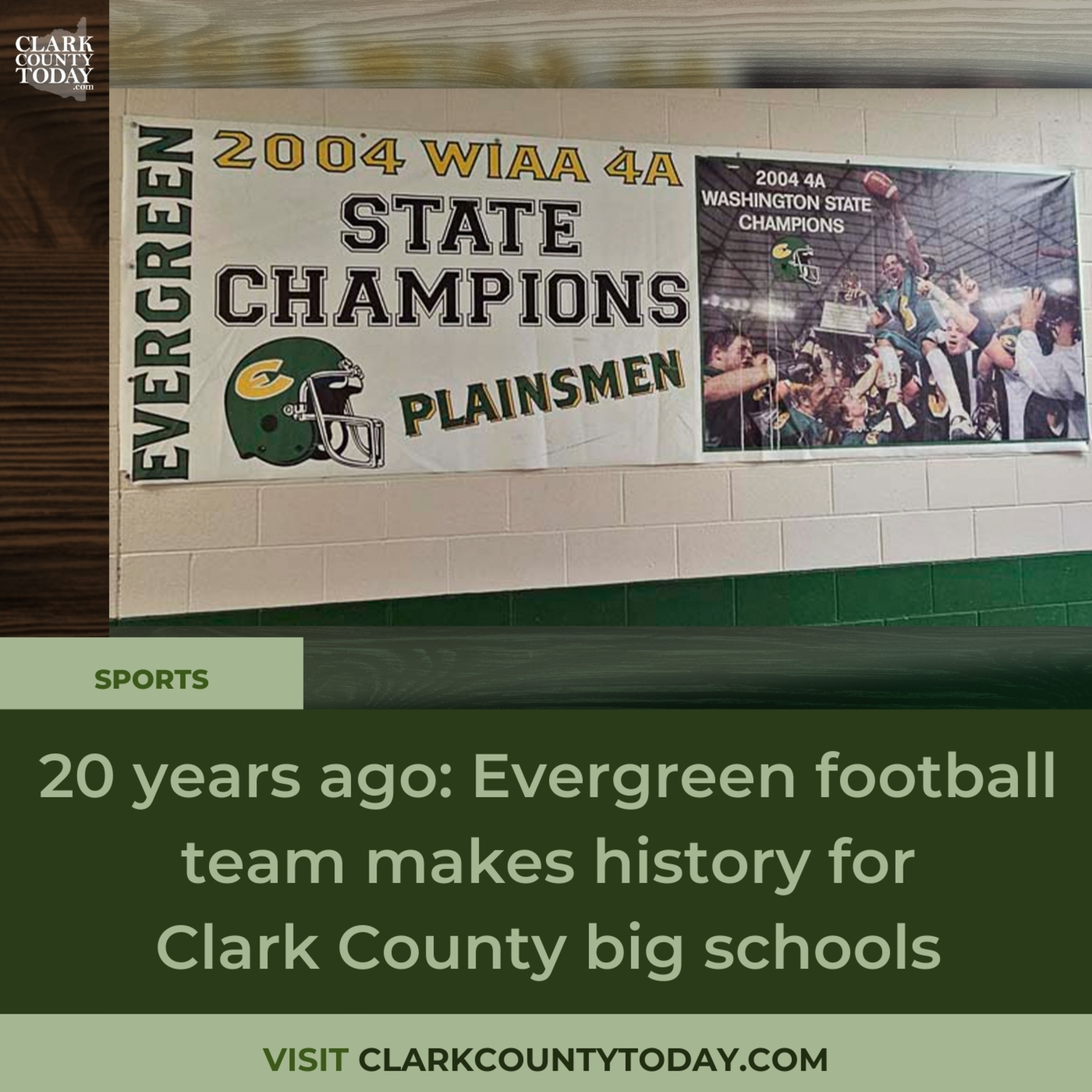 20 years ago: Evergreen football team makes history for Clark County big schools