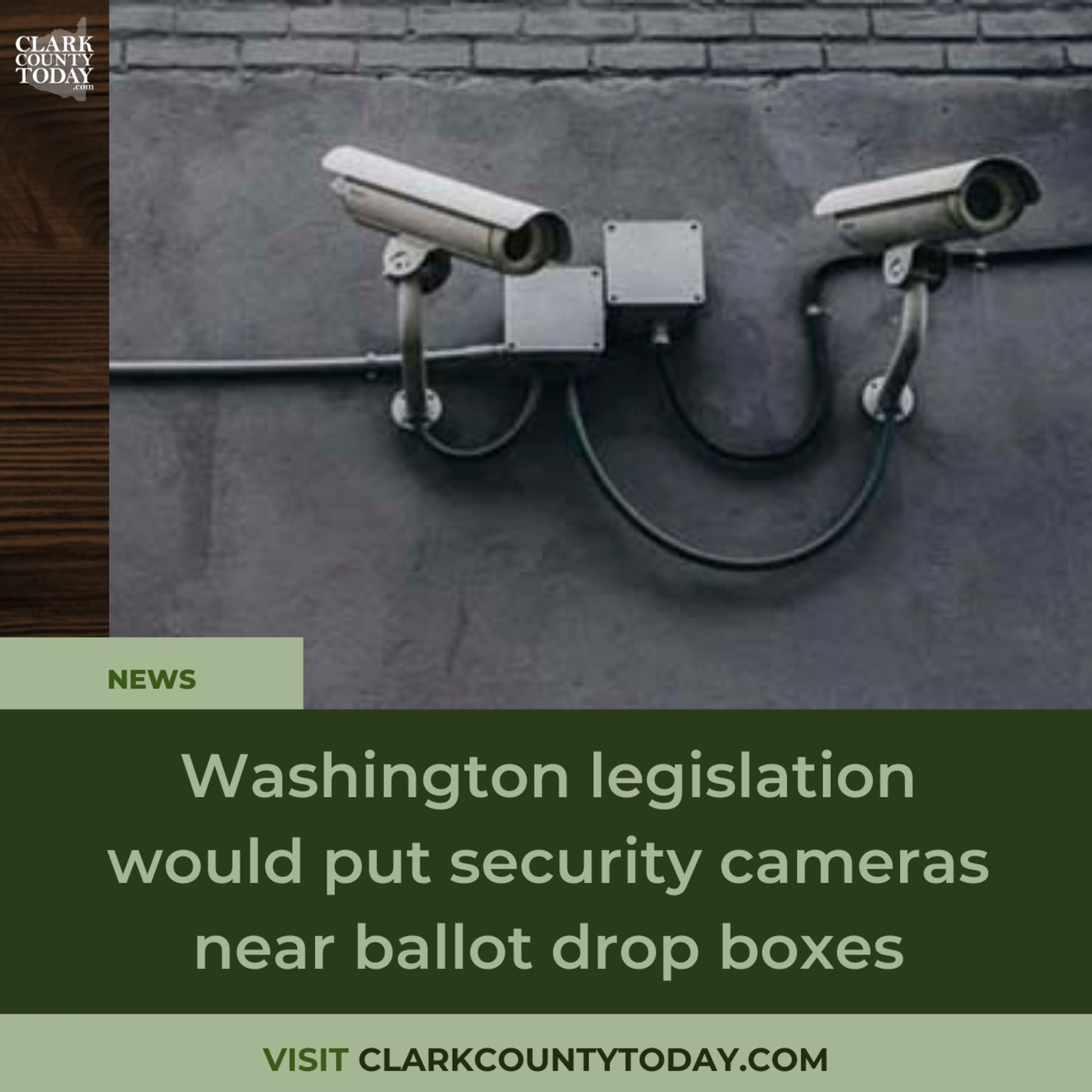 Washington legislation would put security cameras near ballot drop boxes