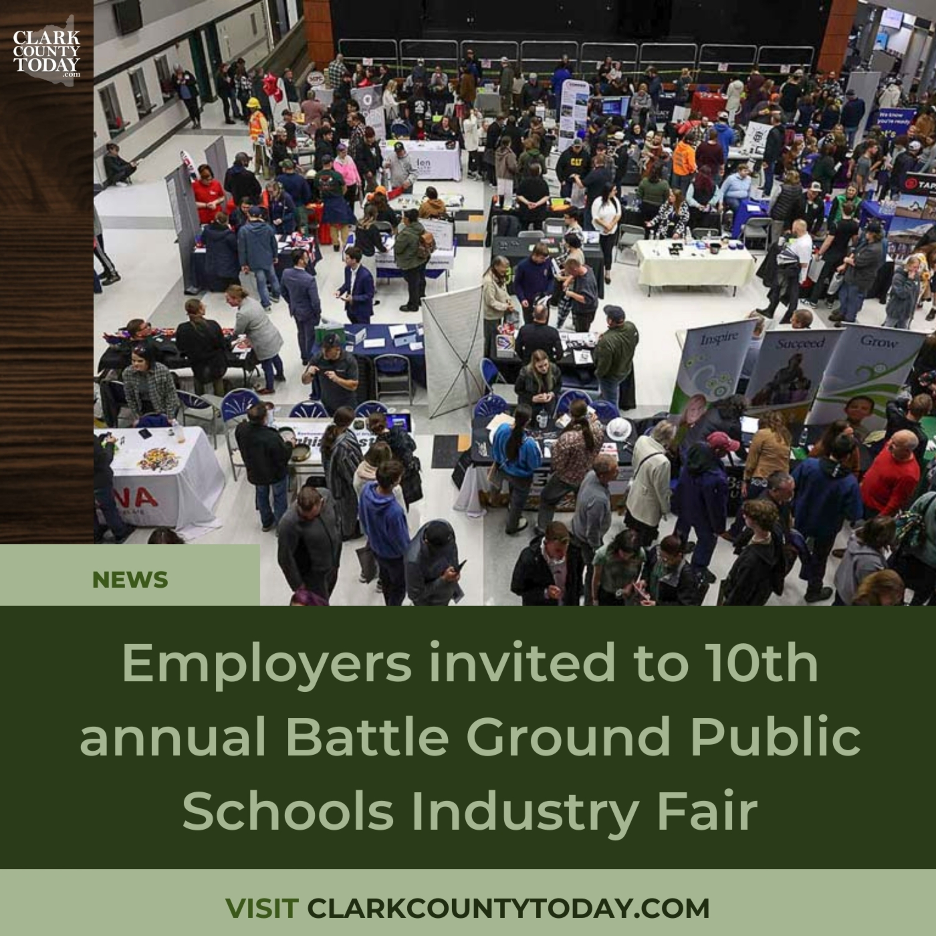 Employers invited to 10th annual Battle Ground Public Schools Industry Fair