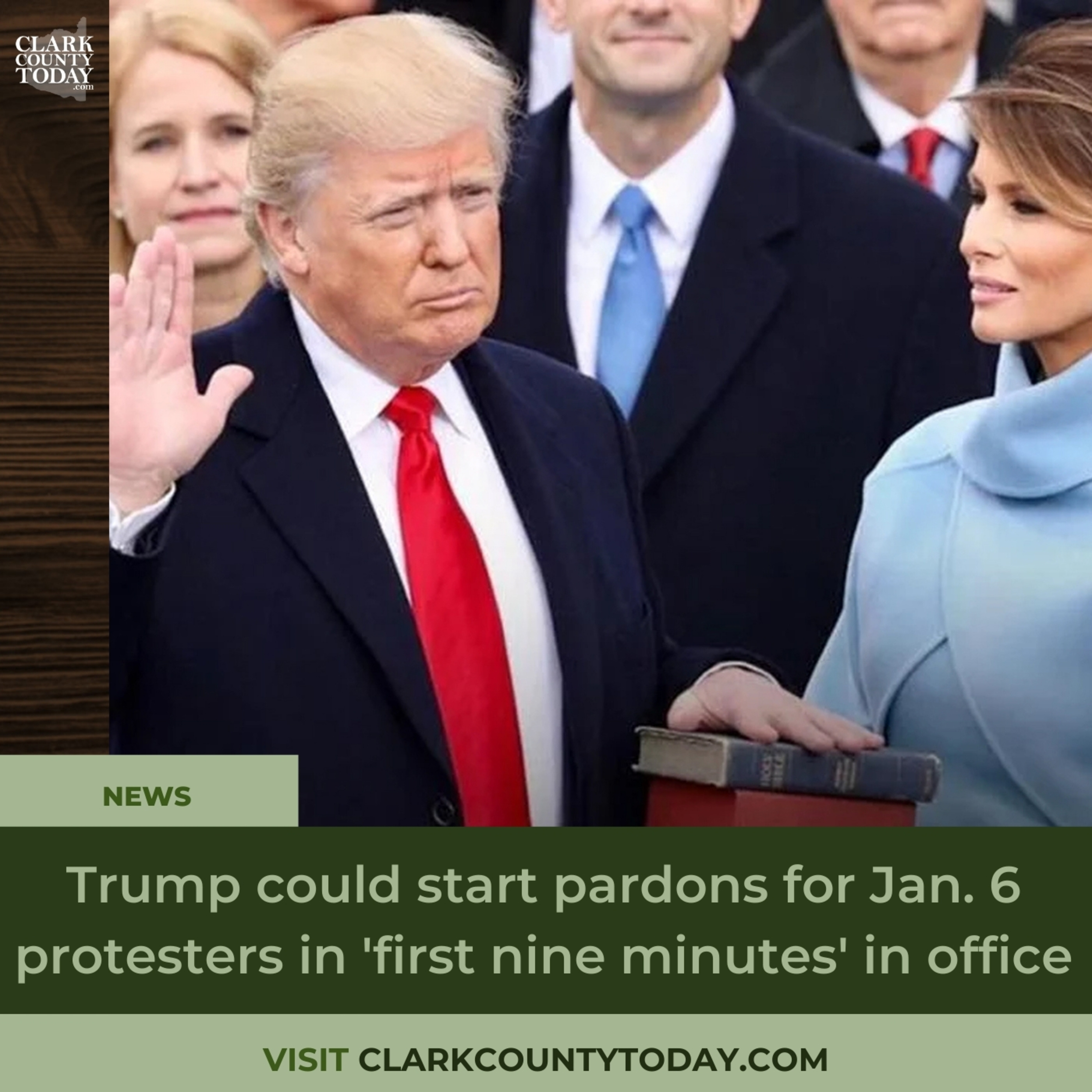 Trump could start pardons for Jan. 6 protesters in 'first nine minutes' in office