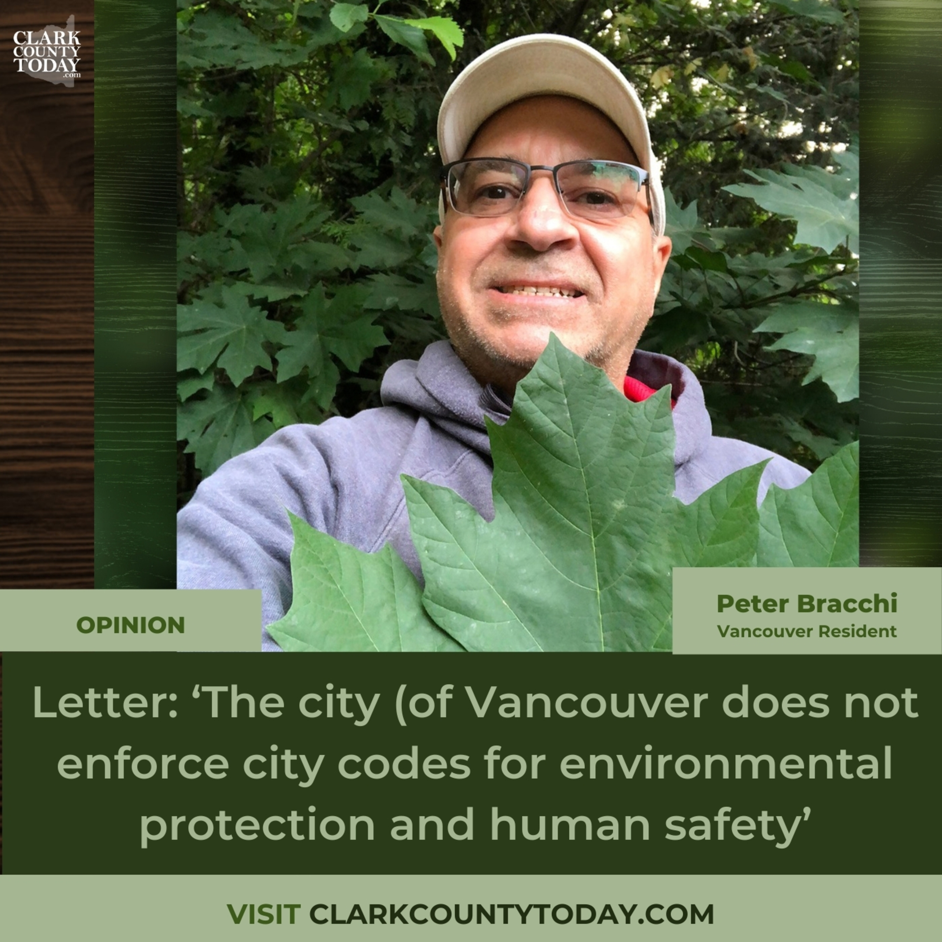 Letter: ‘The city (of Vancouver does not enforce city codes for environmental protection and human safety’