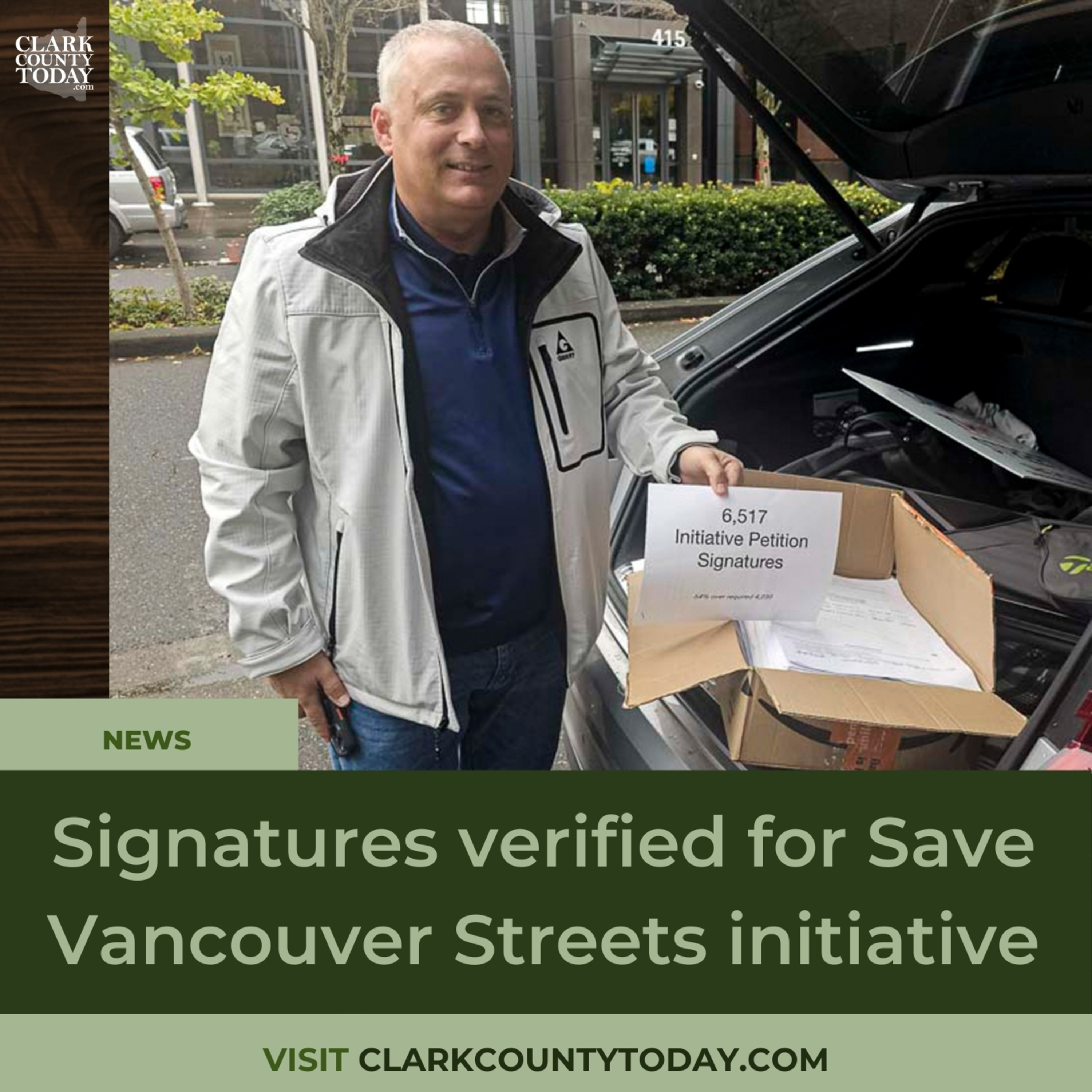 Signatures verified for Save Vancouver Streets initiative