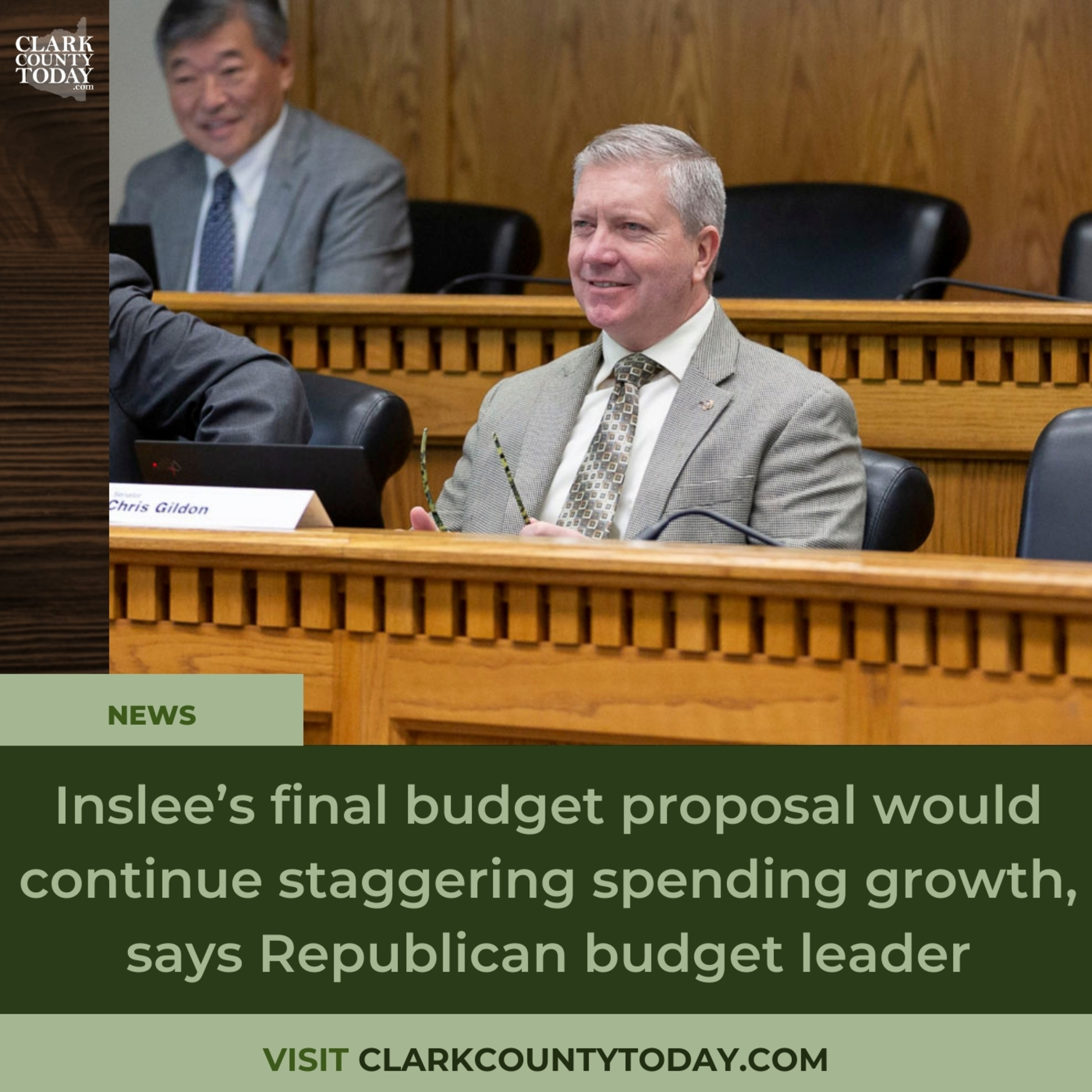 Inslee’s final budget proposal would continue staggering spending growth, says Republican budget leader