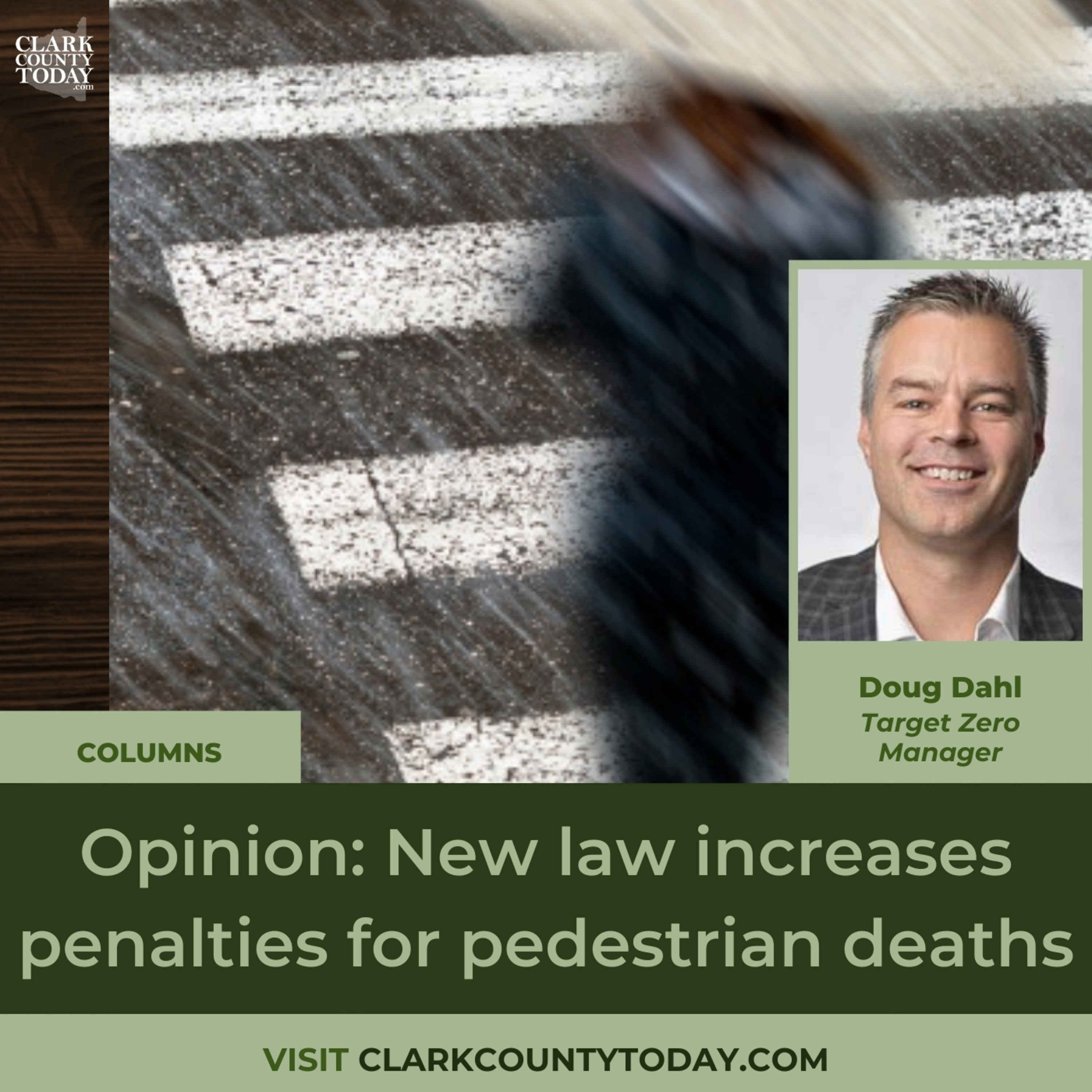 Opinion: New law increases penalties for pedestrian deaths