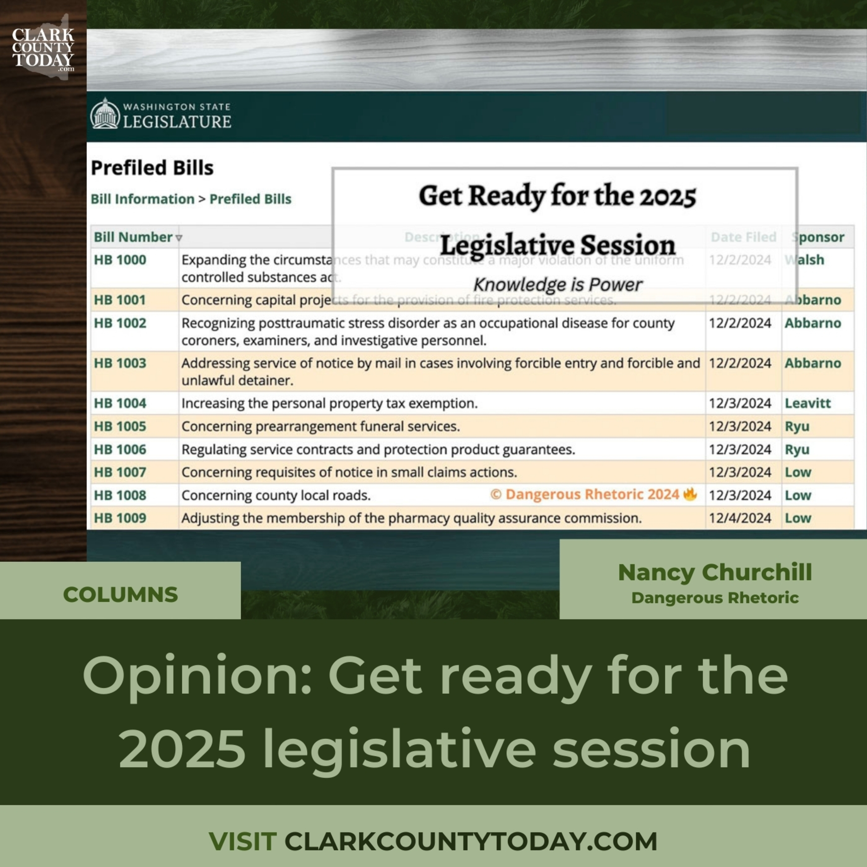 Opinion: Get ready for the 2025 legislative session