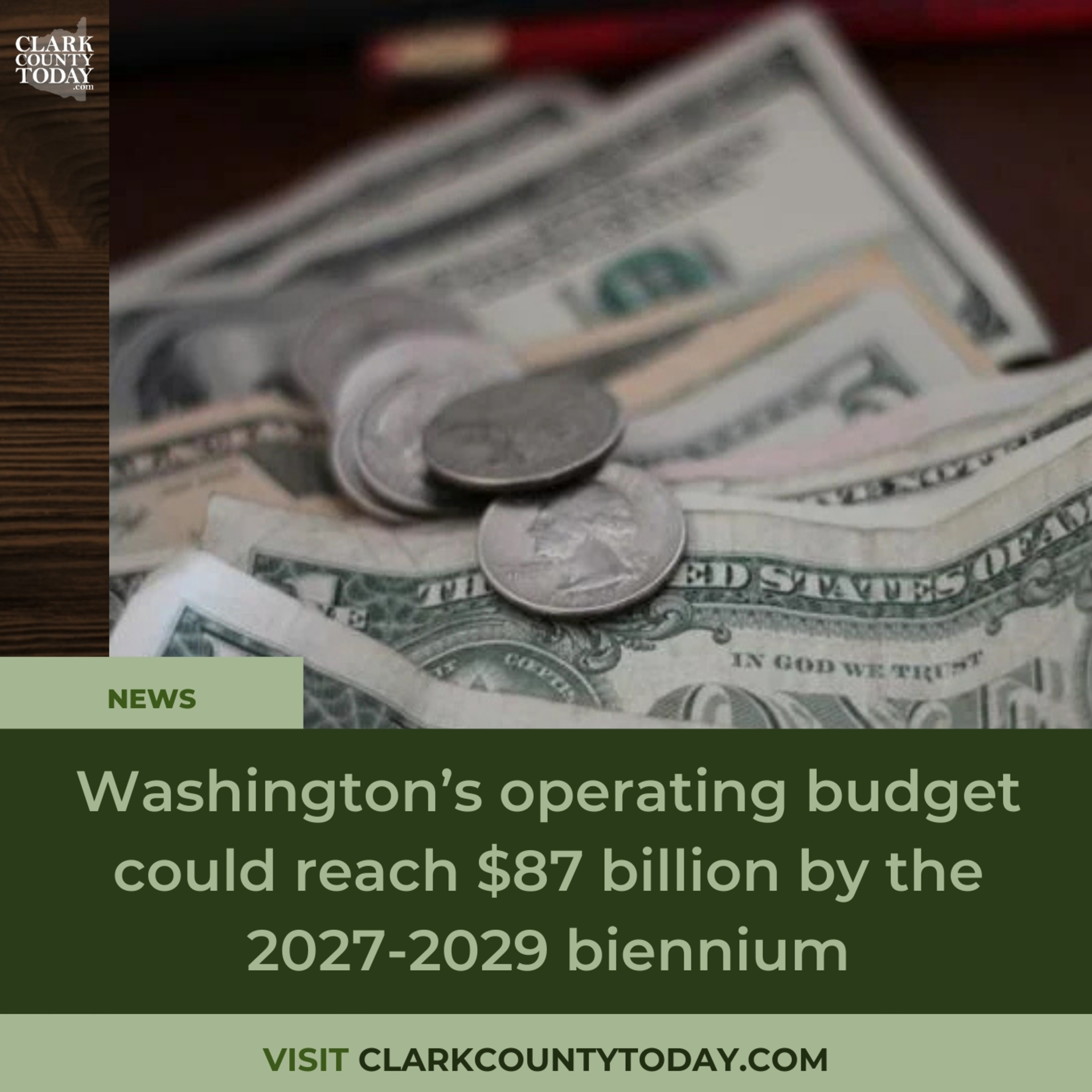 Washington’s operating budget could reach $87 billion by the 2027-2029 biennium
