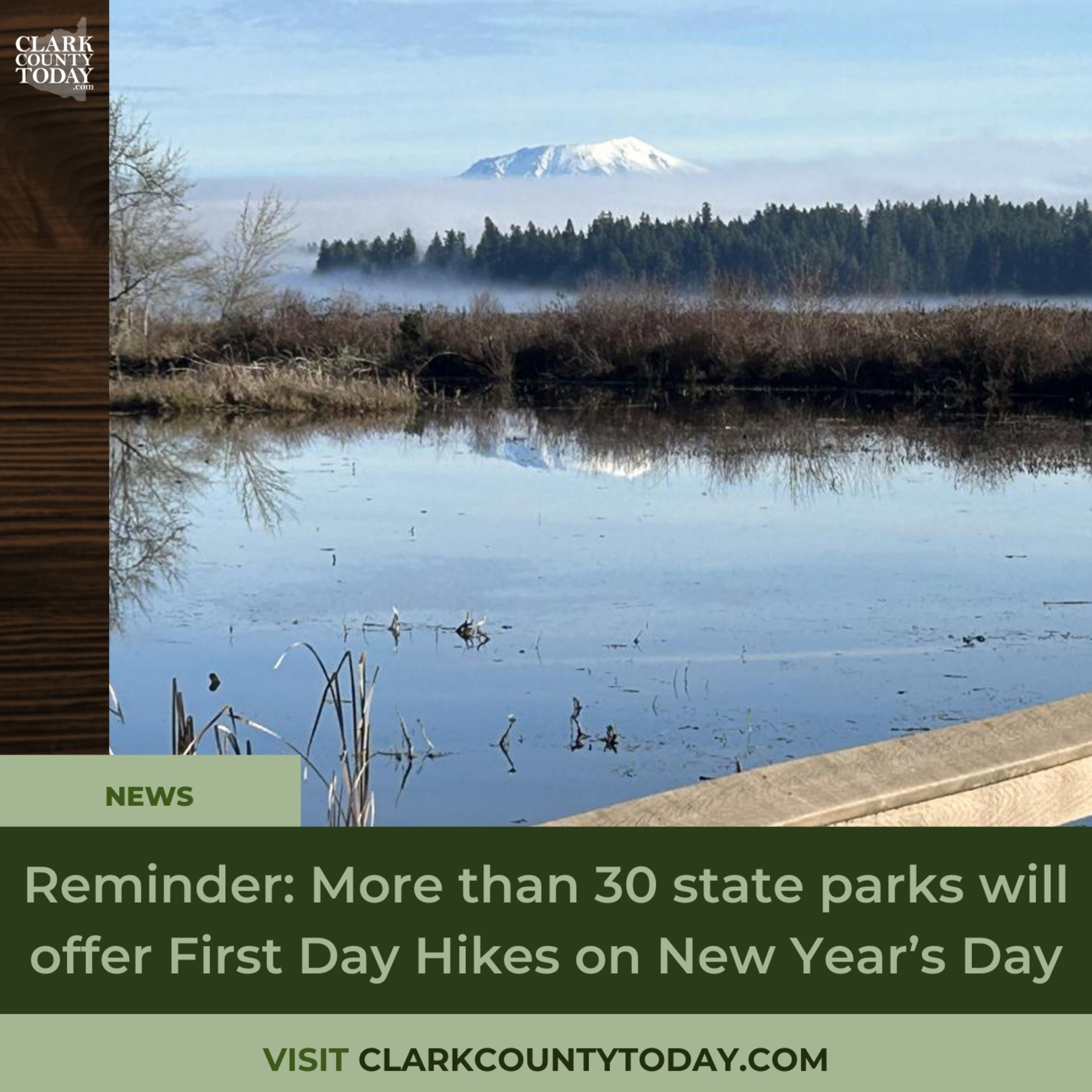 Reminder: More than 30 state parks will offer First Day Hikes on New Year’s Day