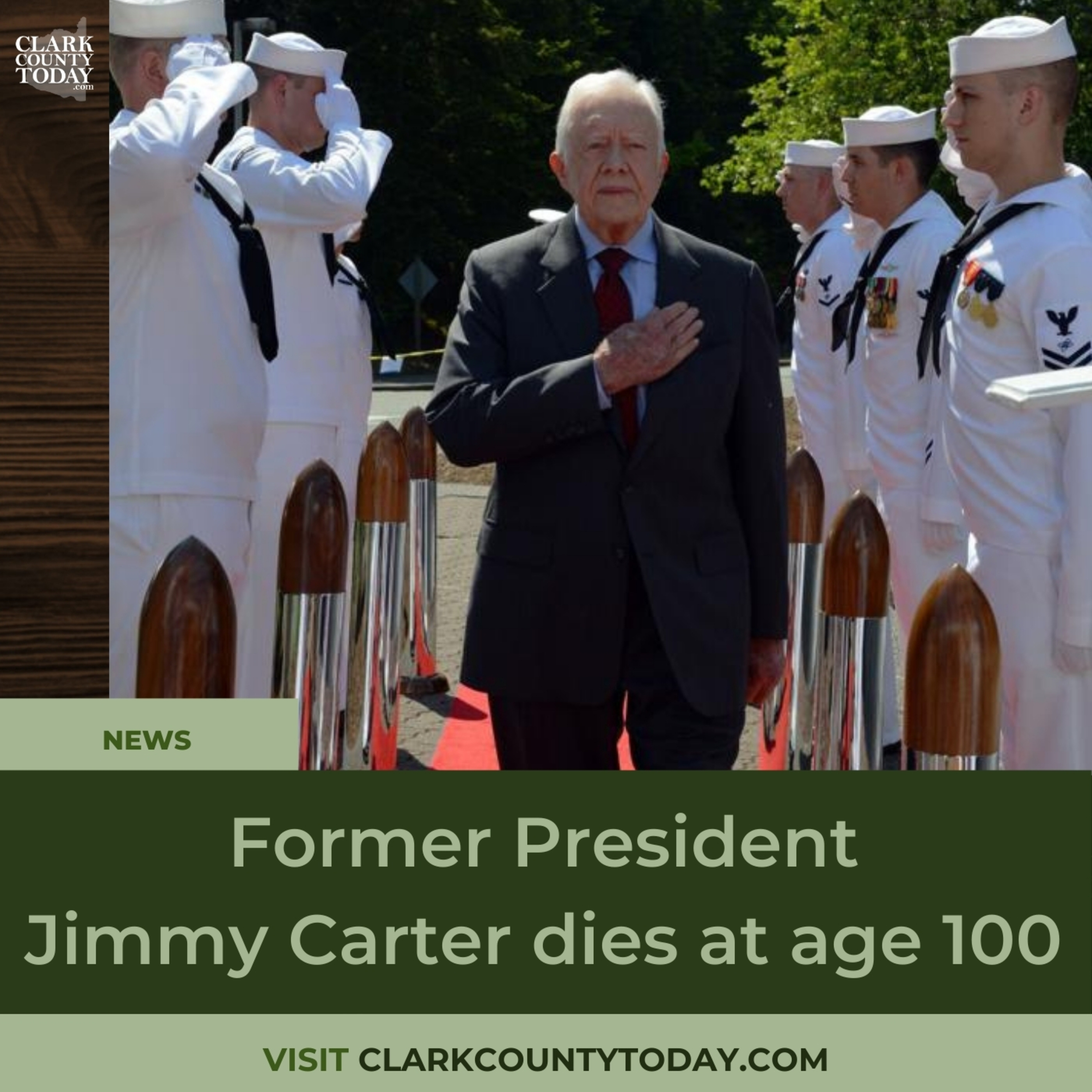 Former President Jimmy Carter dies at age 100