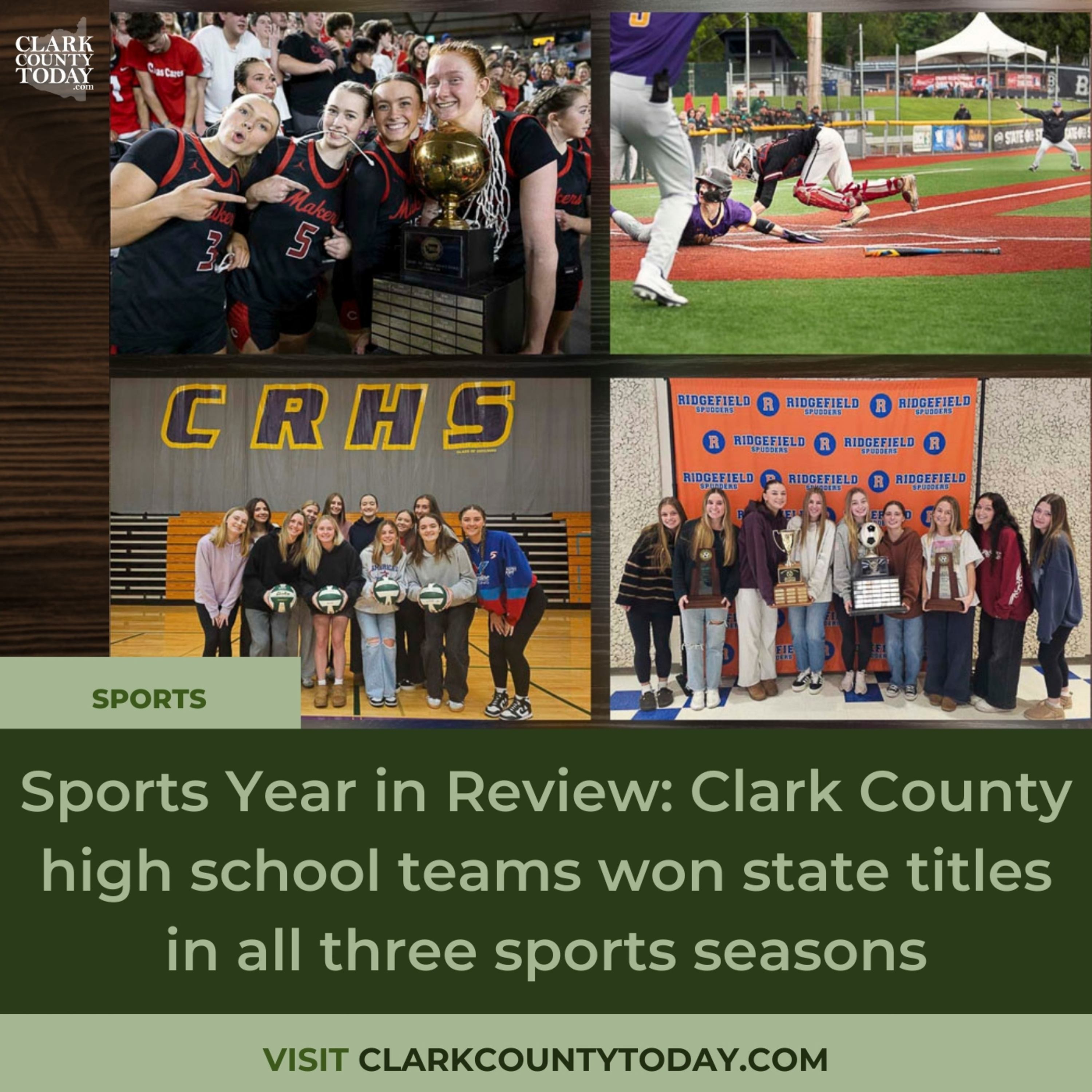Sports Year in Review: Clark County high school teams won state titles in all three sports seasons