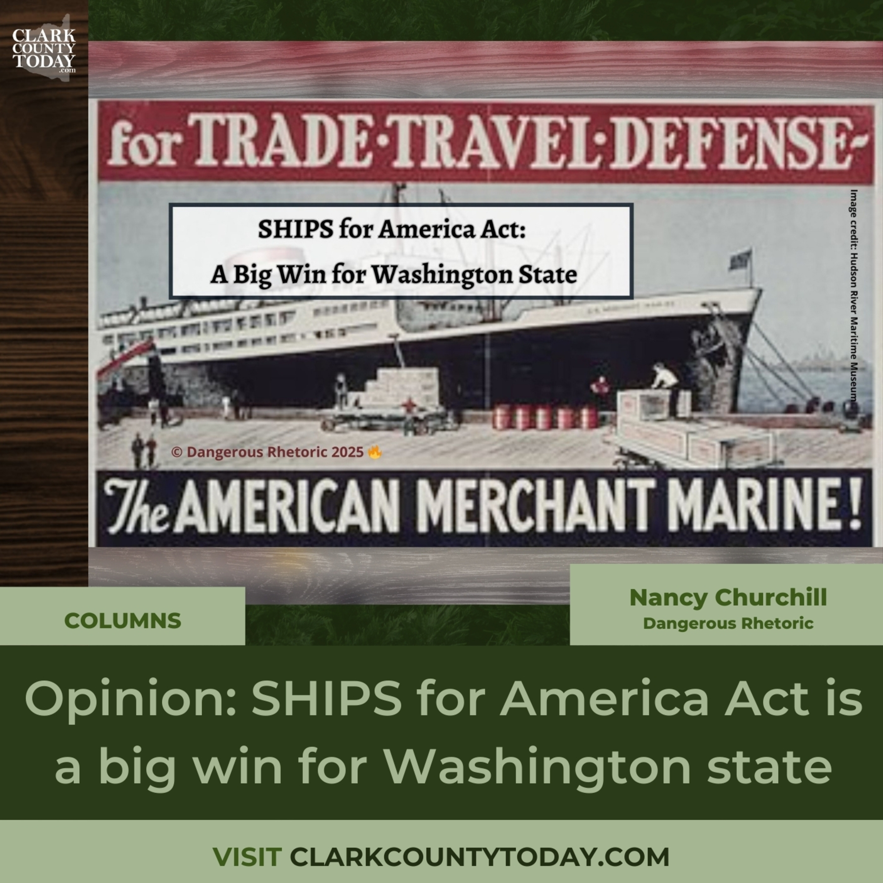 Opinion: SHIPS for America Act is a big win for Washington state