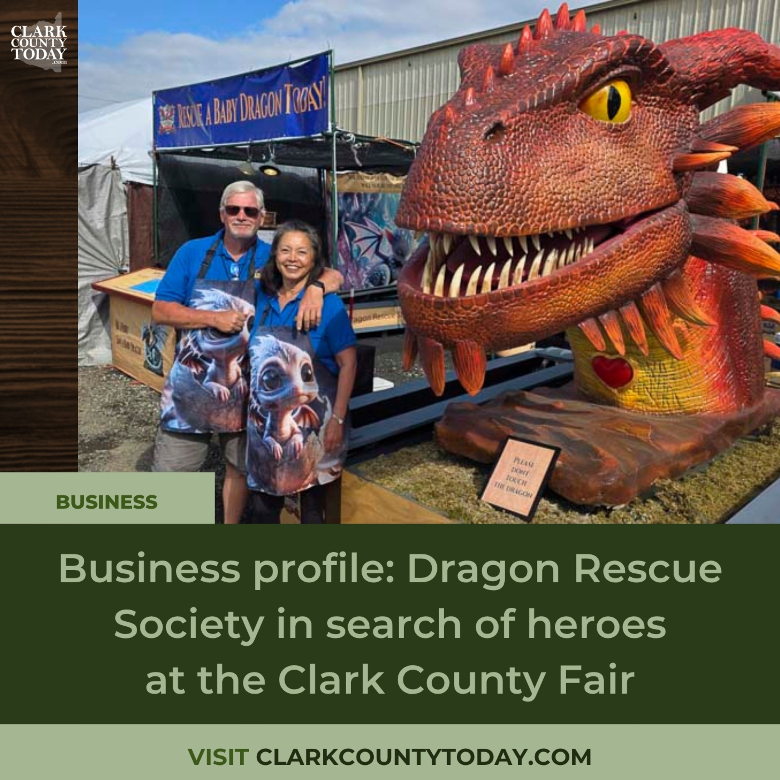 Business profile: Dragon Rescue Society in search of heroes at the Clark County Fair