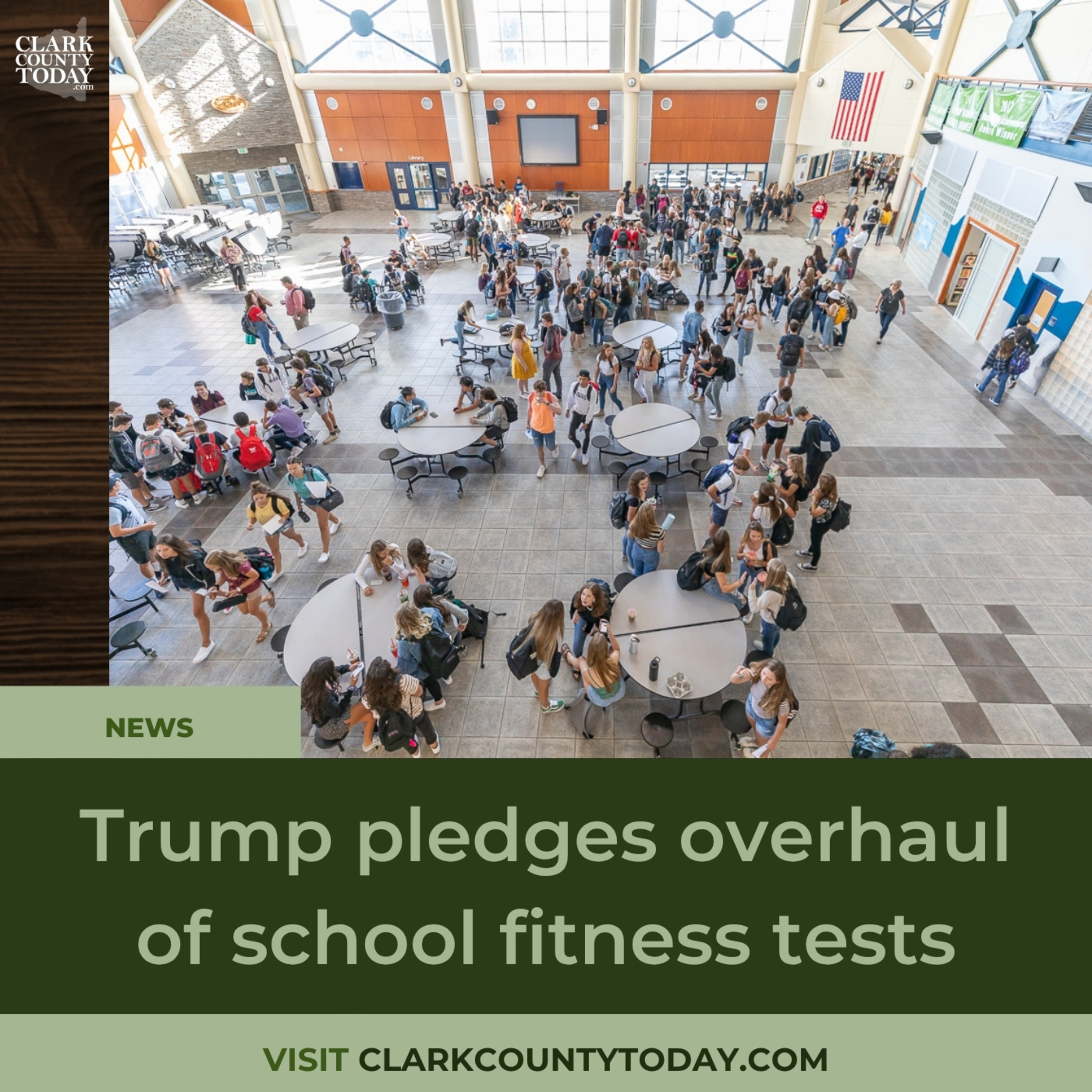 Trump pledges overhaul of school fitness tests