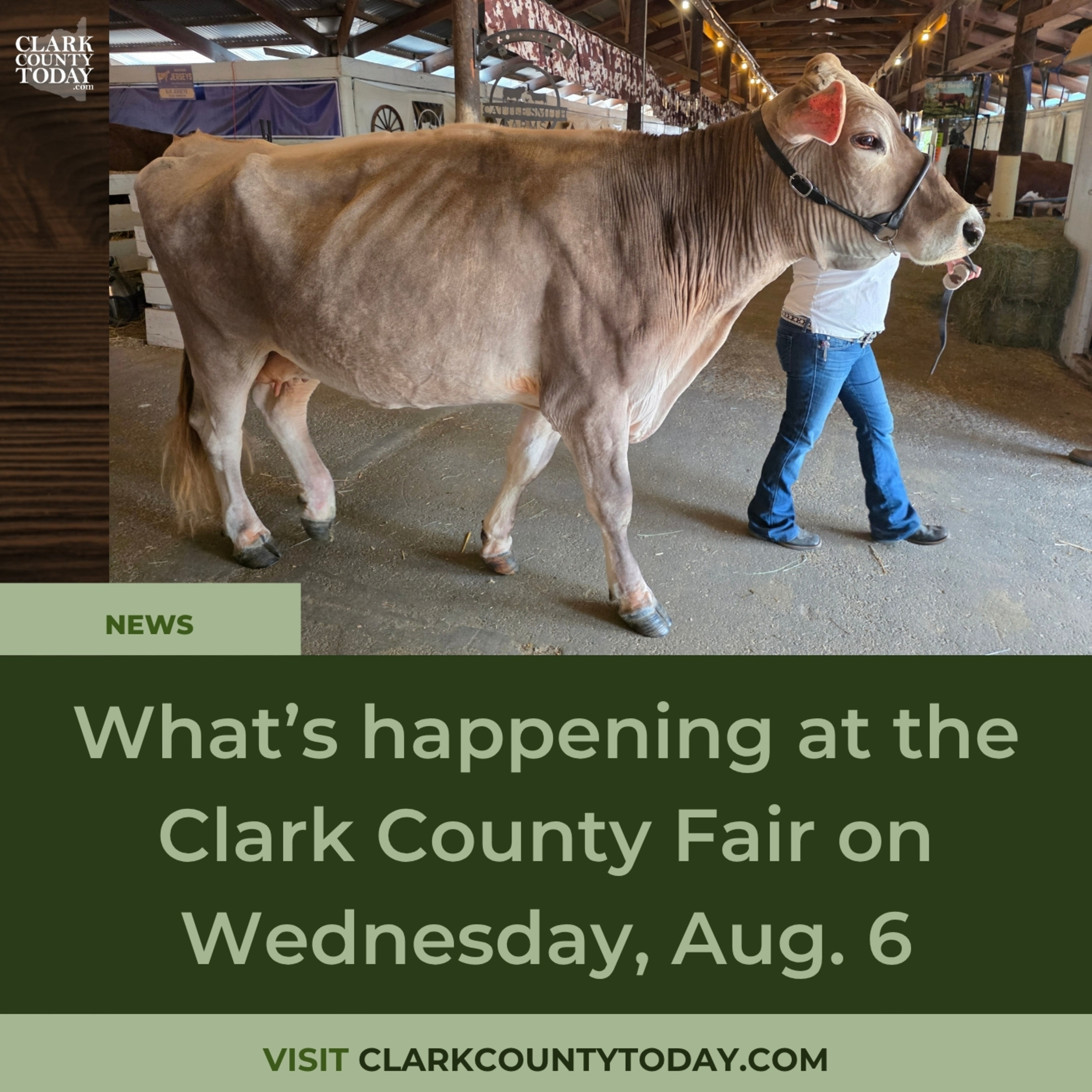 What’s happening at the Clark County Fair on Wednesday, Aug. 6