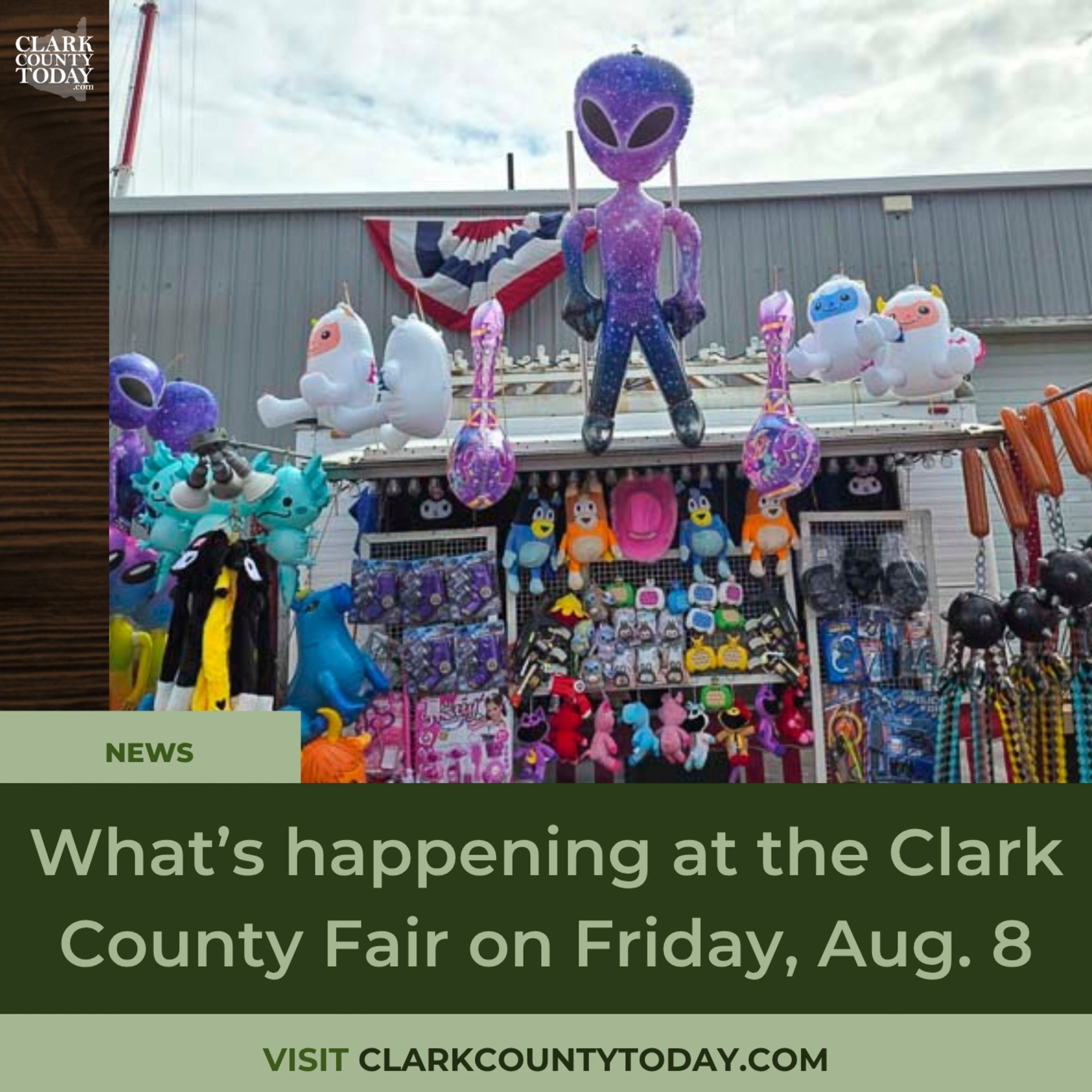 What’s happening at the Clark County Fair on Friday, Aug. 8